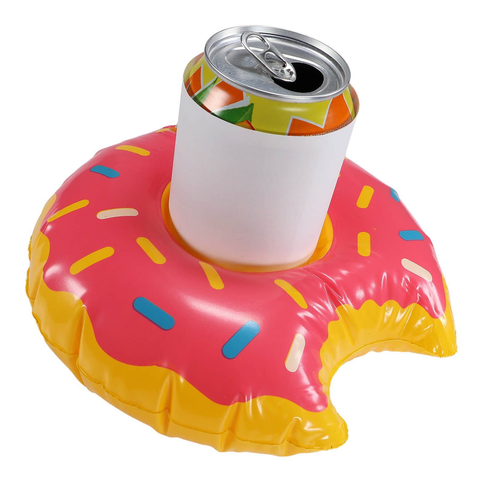 Aufblasbares Partyzubehör Aufblasbarer Dosenhalter Pool Getränkehalter Donut