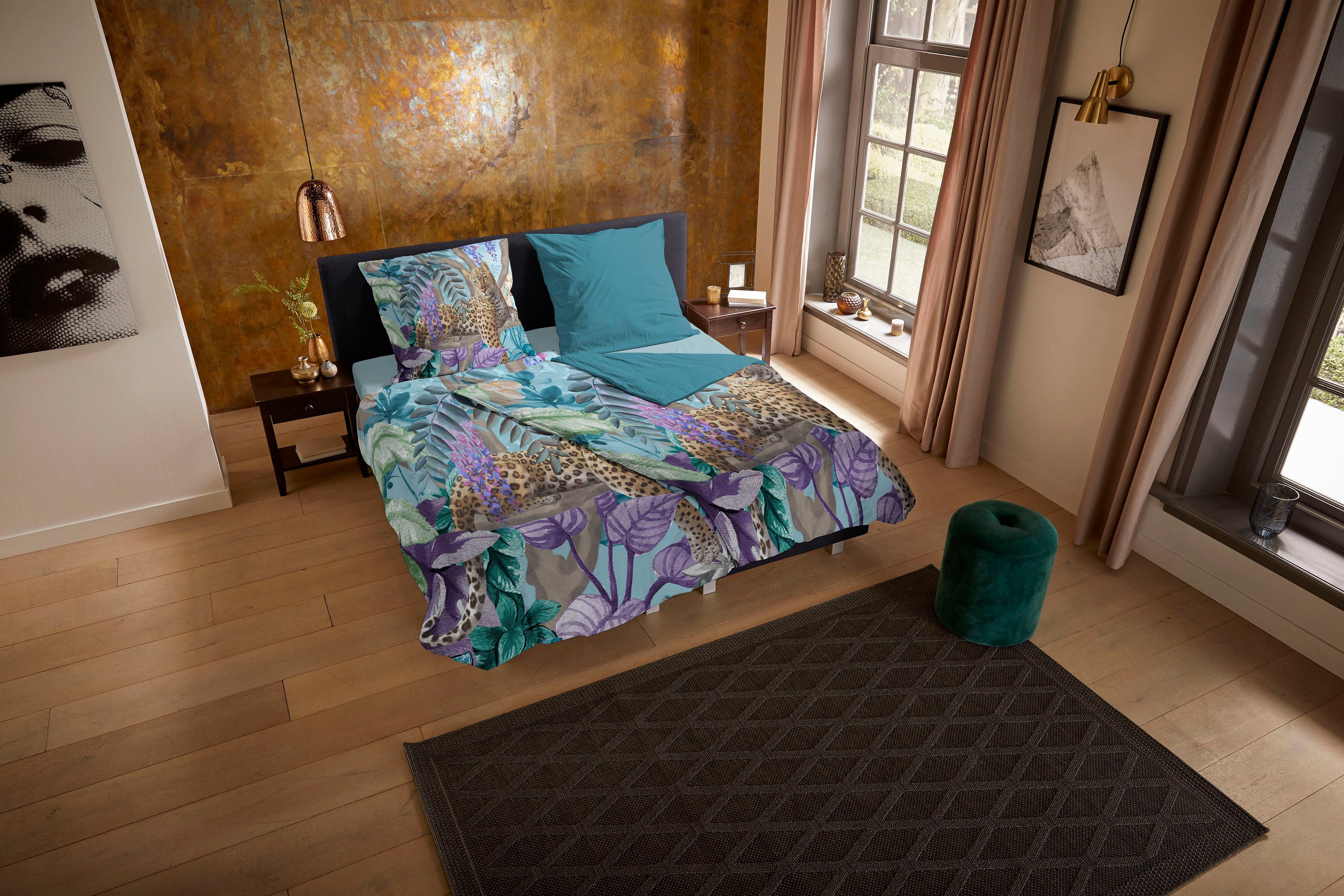 PURE luxury collection Wendebettwäsche Nani, Microfaser, 2 teilig, Mikrofas günstig online kaufen