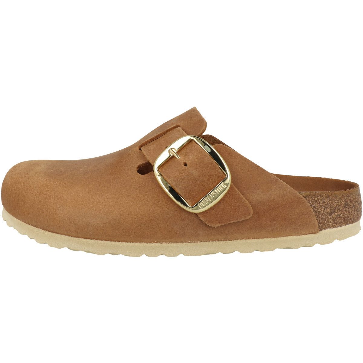 Birkenstock Boston Big Buckle Nubukleder geölt schmal Damen Clog Sandalen, Hausschuhe, Pantoletten, Badeschuhe, Gartenschuhe