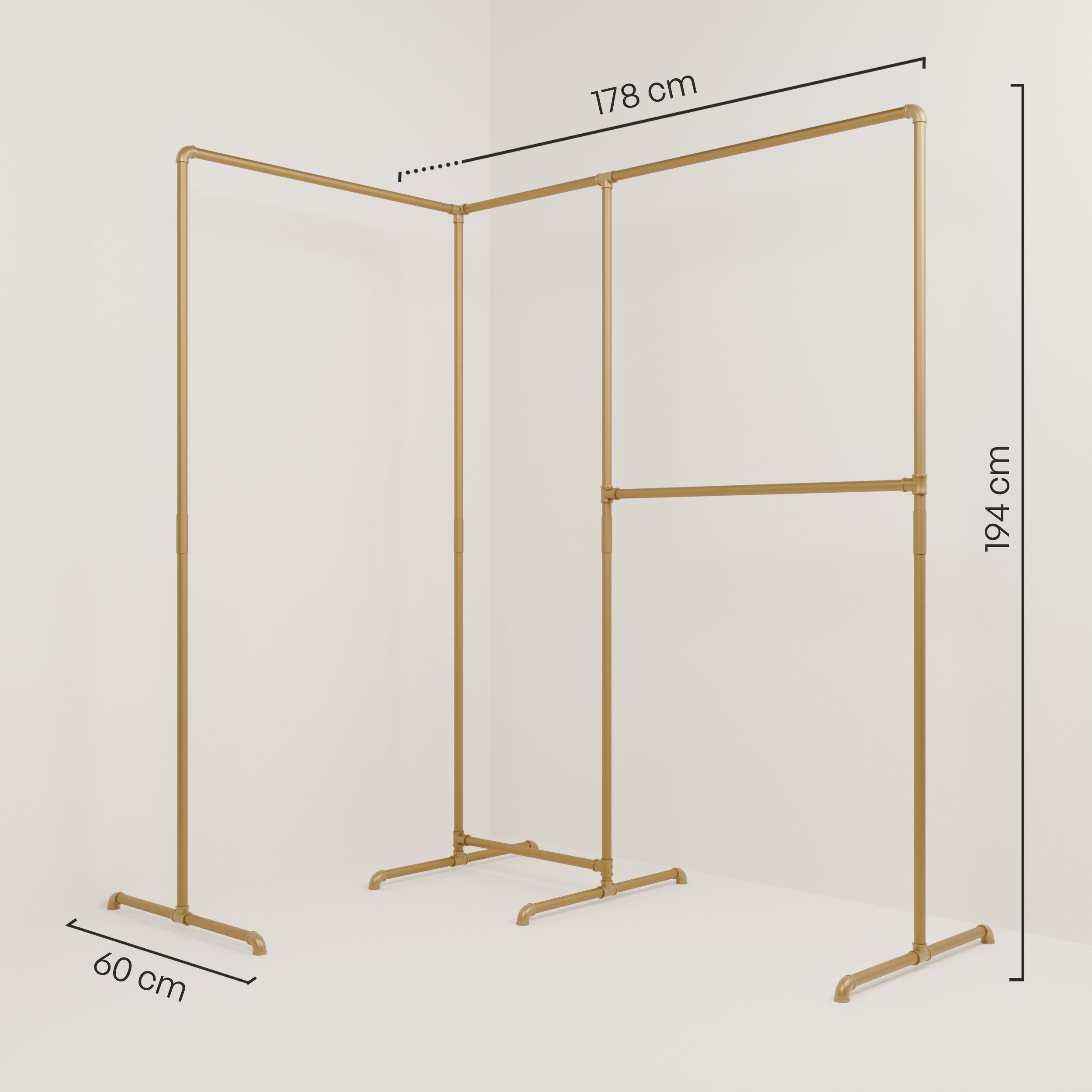 pamo. design Kleiderständer Kleiderständer LAS gold günstig online kaufen