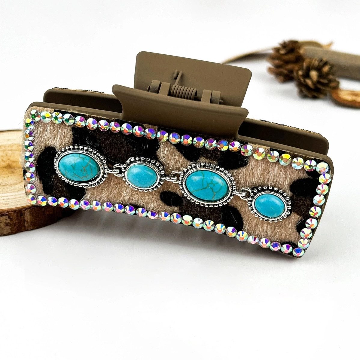 LK Trend & Style Haarspange Leopardenmuster, jedem Outfit das gewisse Etwas zu verleihen!