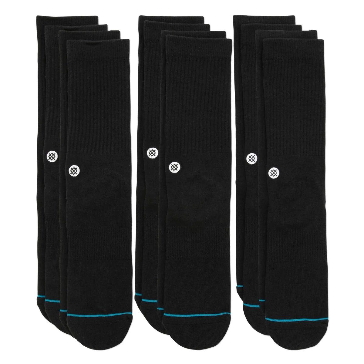 Stance Freizeitsocken ICON 6 PACK Black