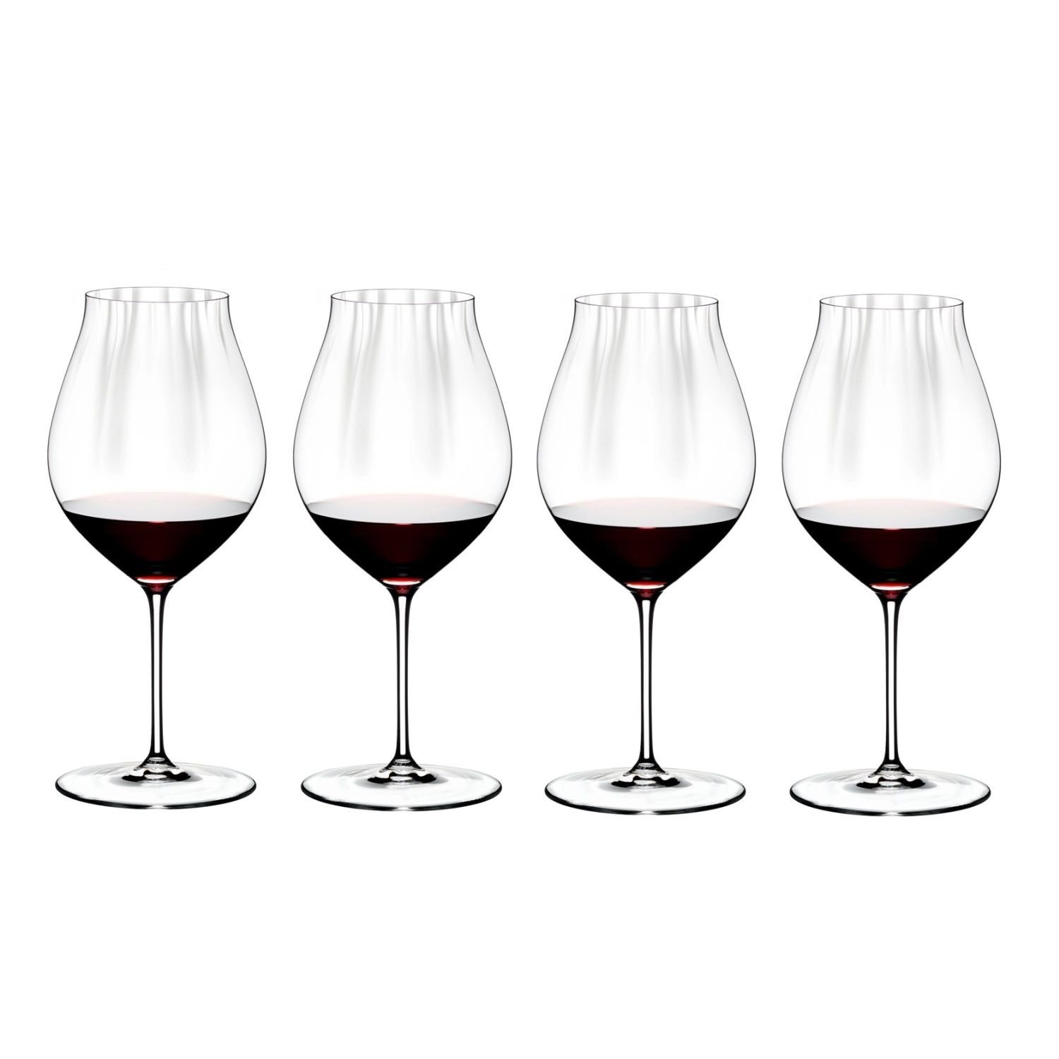 RIEDEL THE WINE GLASS COMPANY Weinglas Riedel Performance Pinot Noir 4er Set, Kristallglas