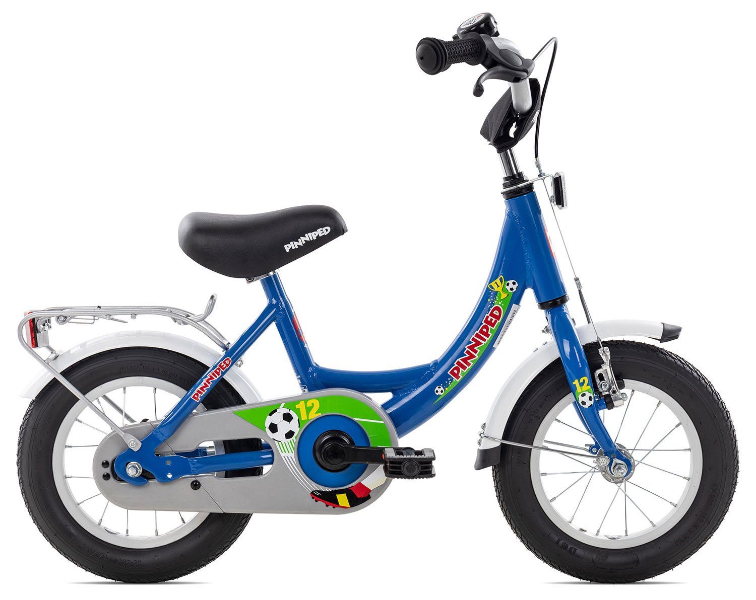 Pinniped Kinderfahrrad Kid 12, 1 Gang Bremsnabe Schaltwerk, Kinderrad 12 bis 18 Zoll Junge Mädchen blau