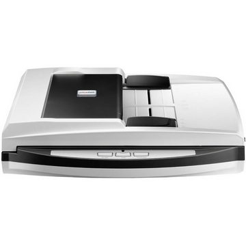 Plustek Duplex-Dokumentenscanner mit Flachbetteinheit Dokumentenscanner, (Kombination Flachbett + Einzug)
