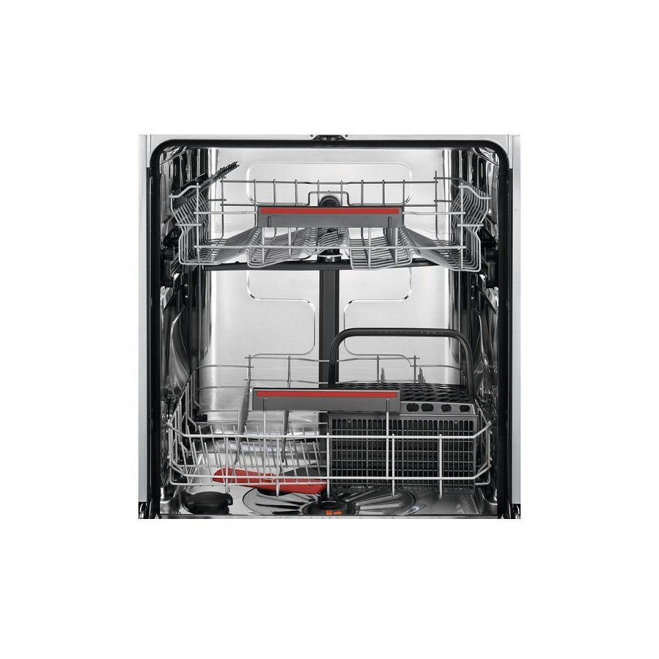 AEG teilintegrierbarer Geschirrspüler Serie 6000 FEE53680ZM, 9.9 l, 13 Maßgedecke, AirDry, Satteliten Spülarm, QuickLift
