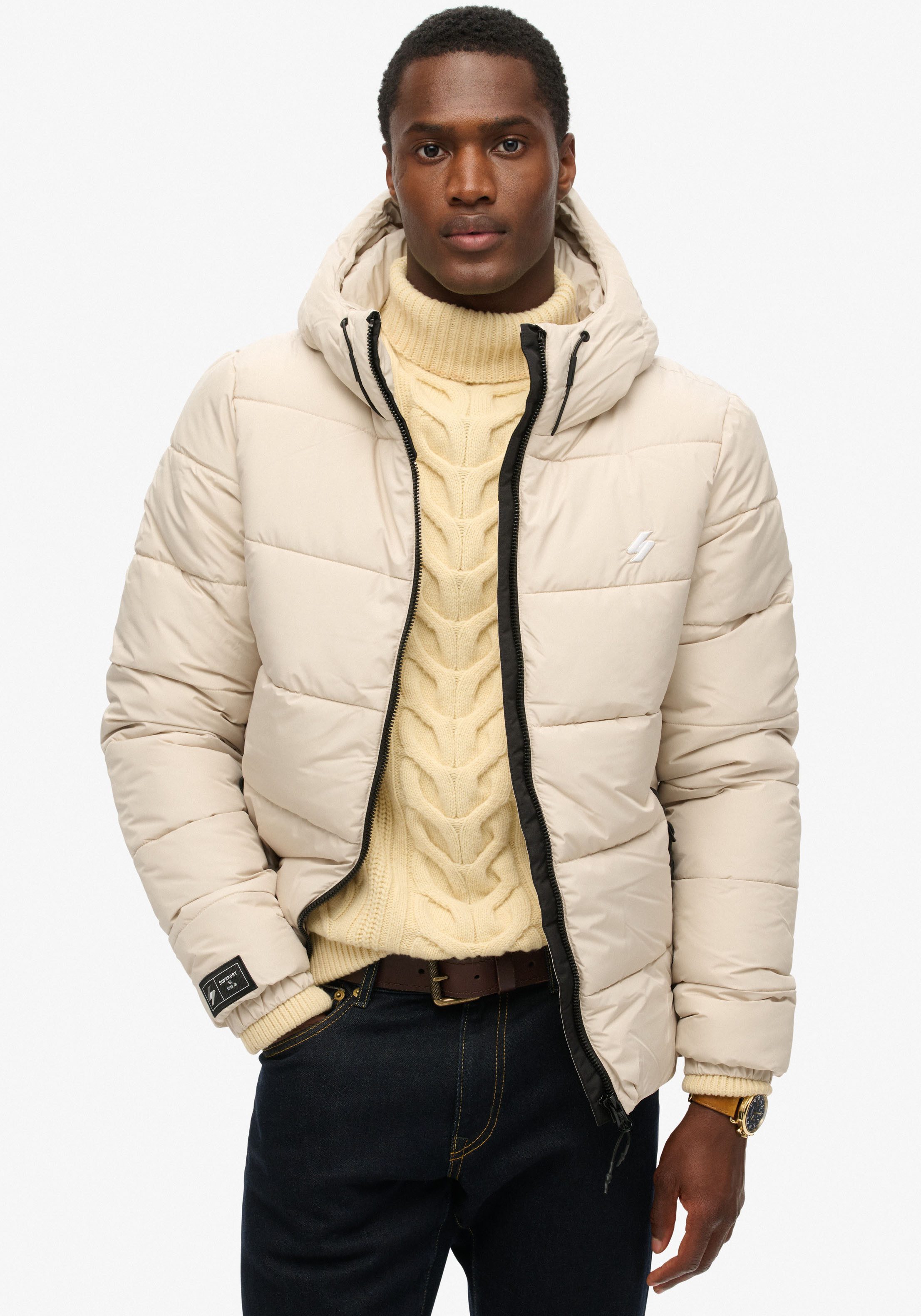 Superdry Steppjacke HOODED SPORTS PUFFR JACKET günstig online kaufen
