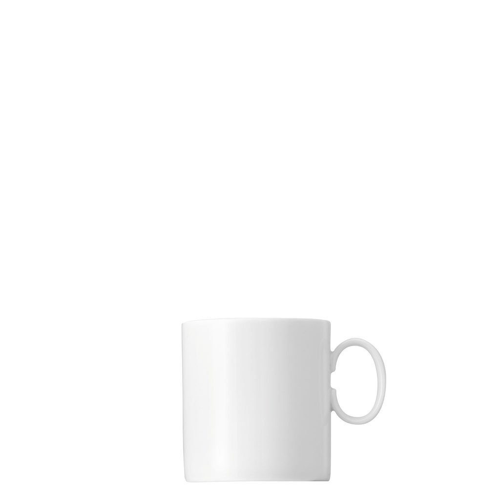 Tasse Kaffeetasse Weiß Porzellan MEDAILLON Thomas - 2-tlg.