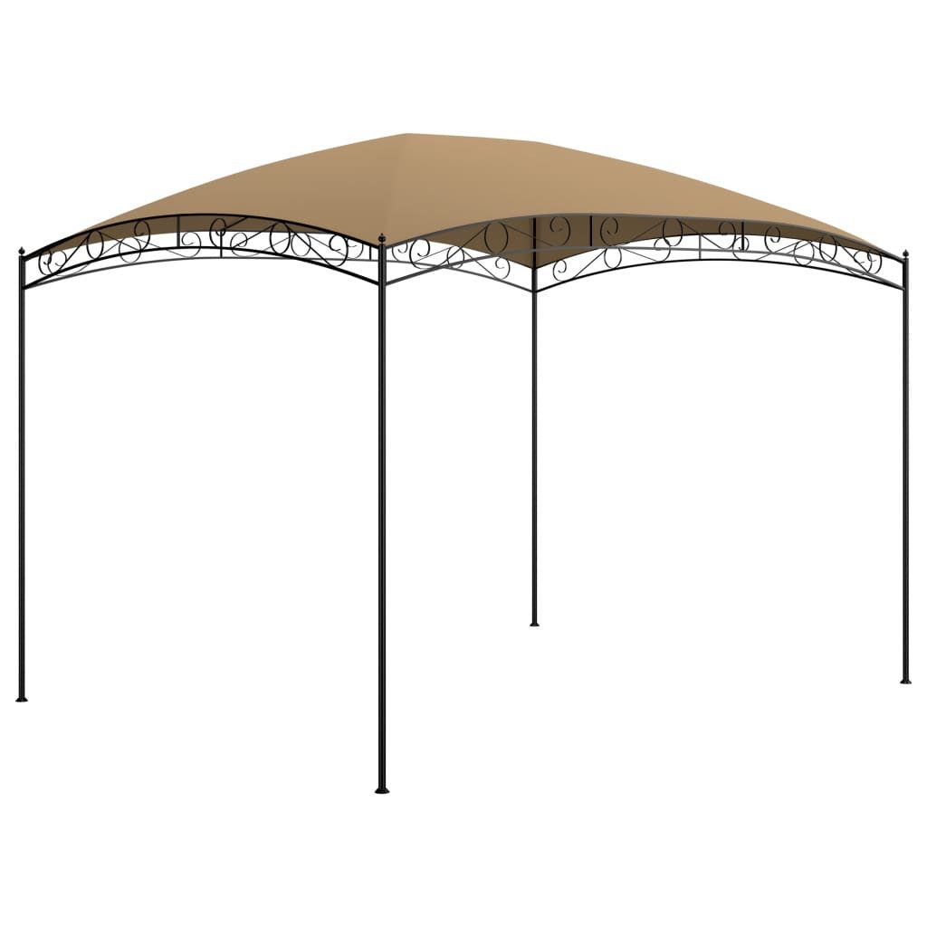 Thumbnail - vidaXL Pavillon, Partyzelt 3x4x2,65 m Taupe 180 g/m²