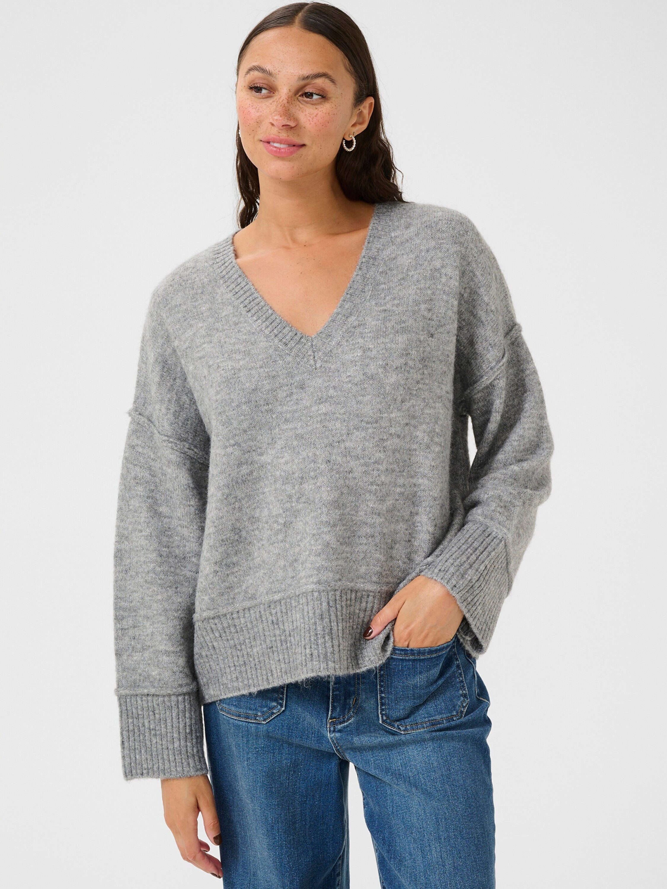 V-Ausschnitt-Pullover Fridana Pullover