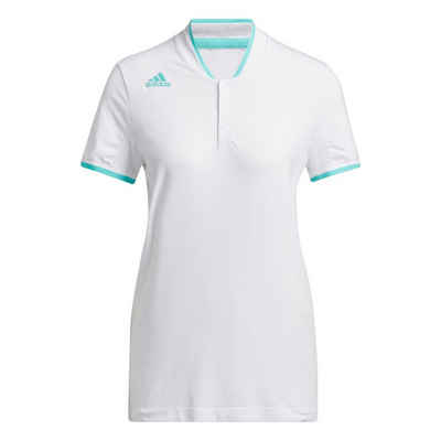 adidas Sportswear Poloshirt Adidas Ladies Primeknit Polo White/Mint