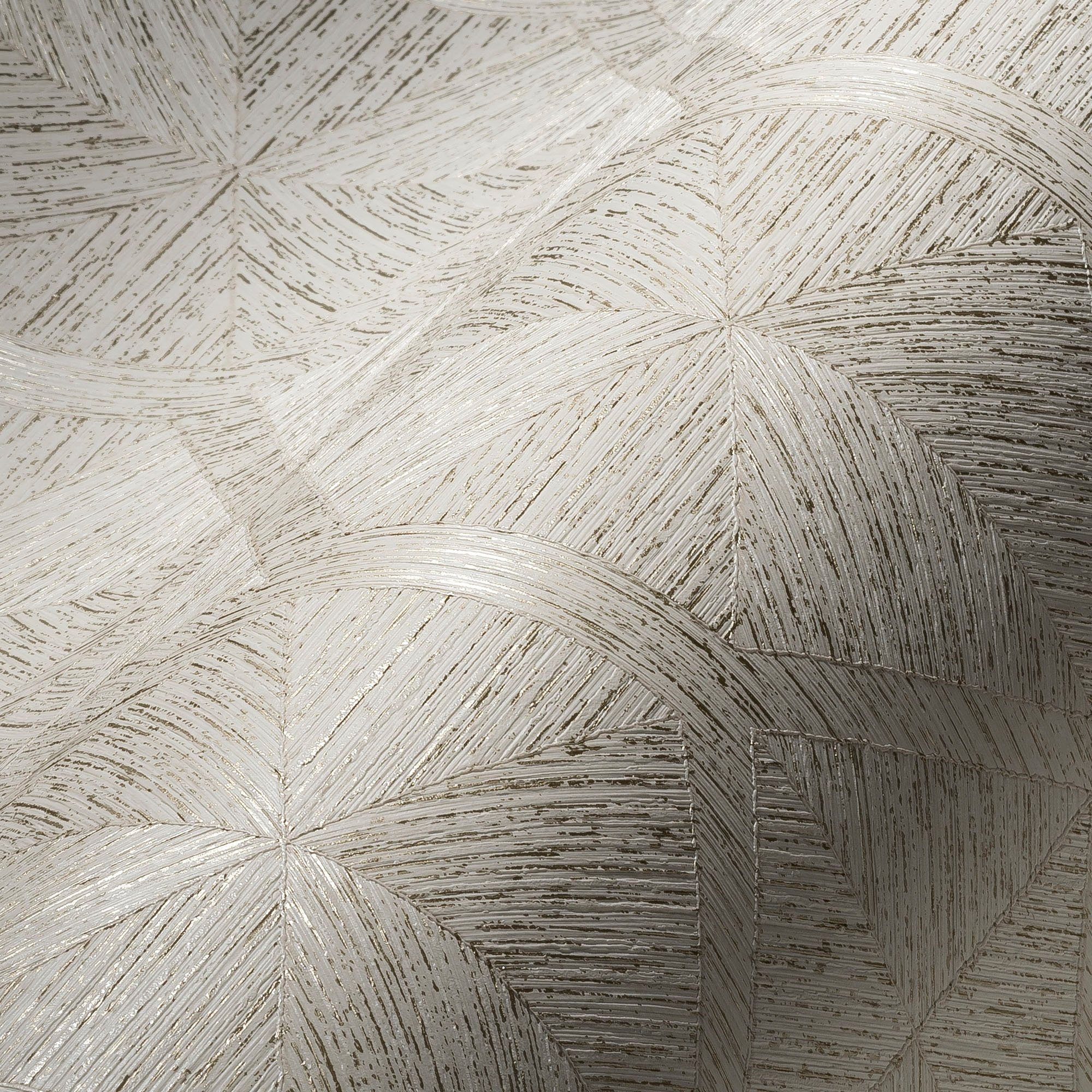 living walls Vliestapete My Home My Spa, strukturiert, Motiv, geometrisch, grafisch, Design Tapete Geometrisch Tapeten Wohnzimmer Schlafzimmer Küche Design