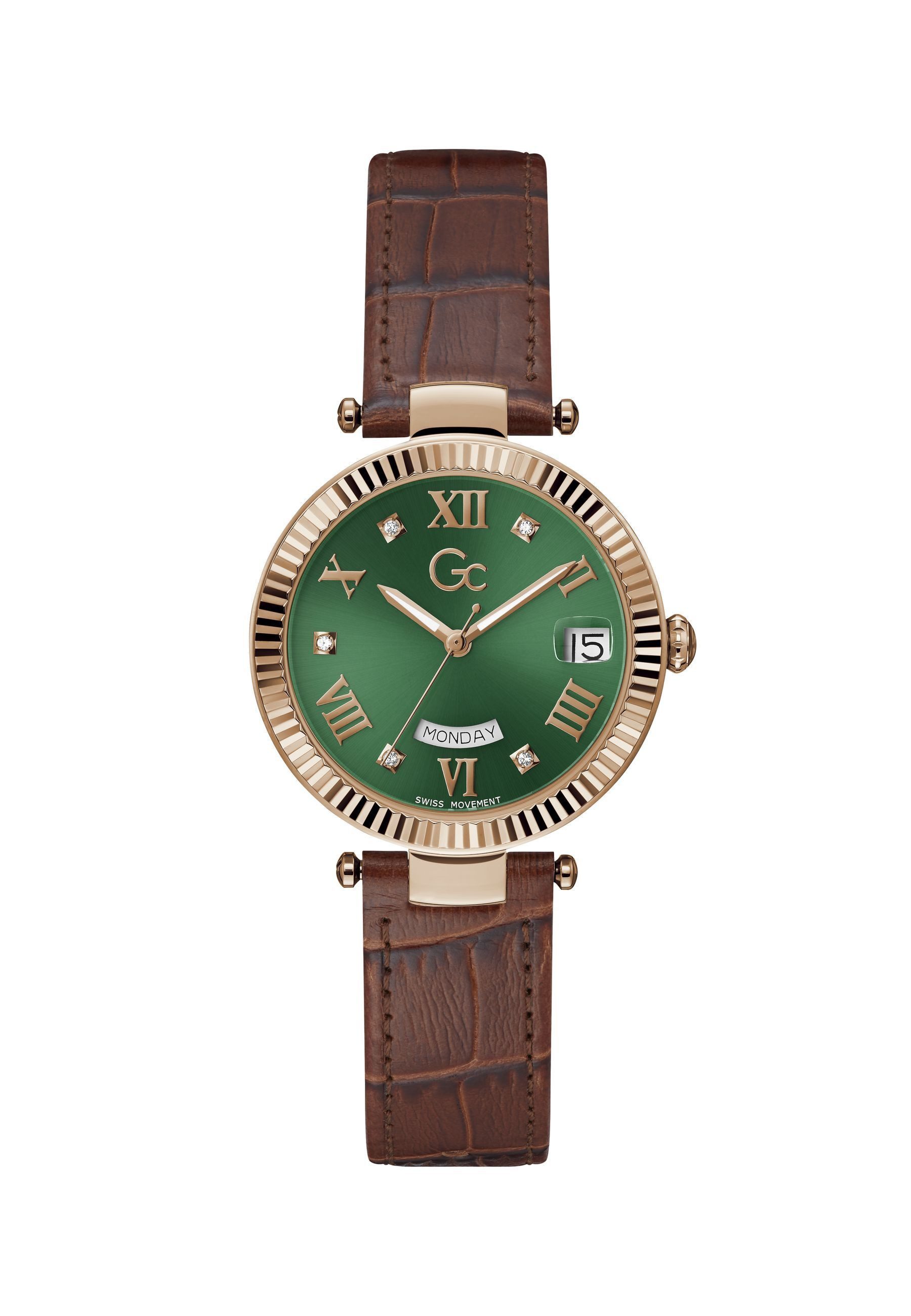 Guess Collection Quarzuhr Gc Flair, (1-tlg., Not a set – not applicable to this product), Schweizer Bewegung