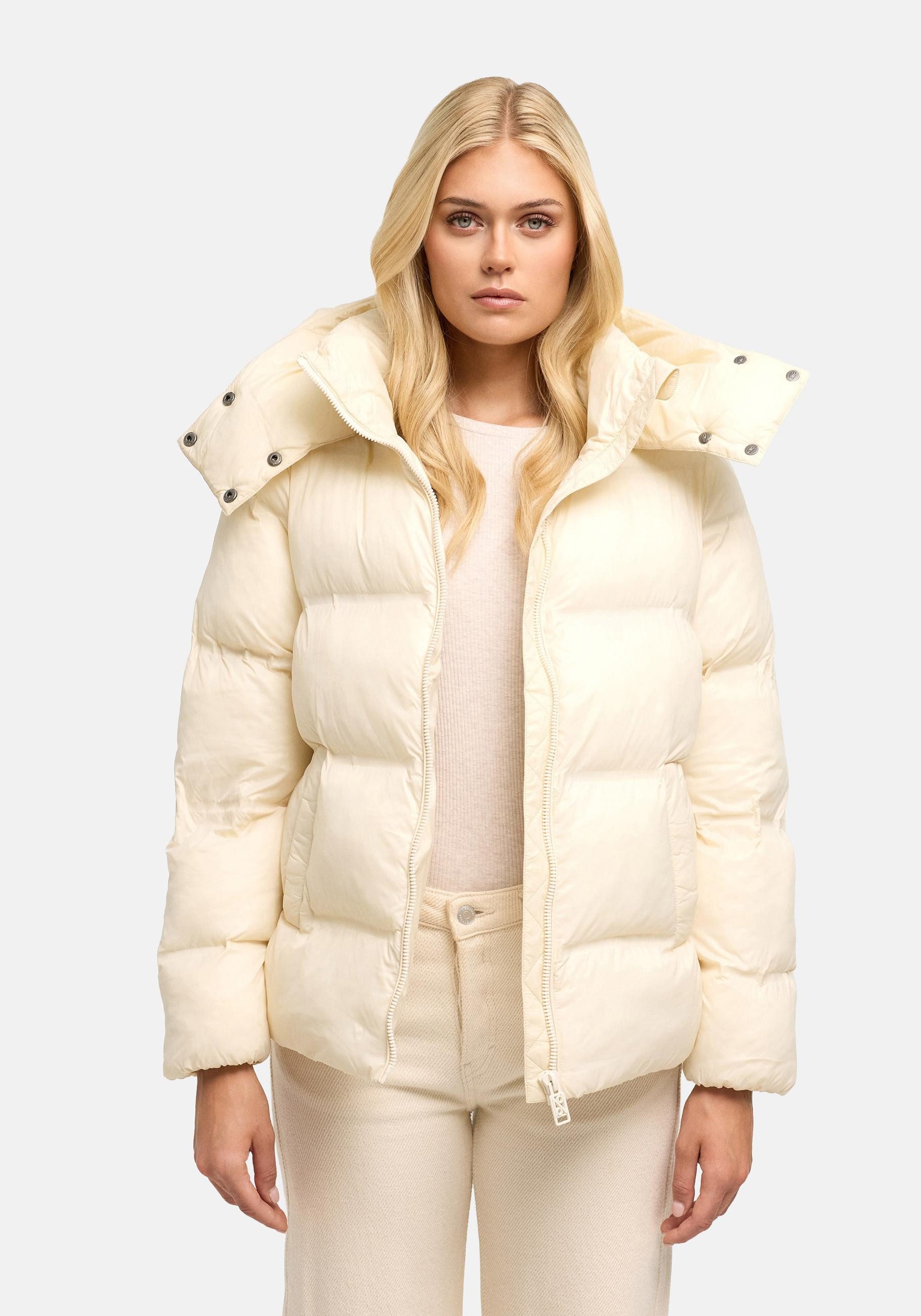 Navahoo Steppjacke Snow-Frame 14 Damen Winterjacke mit abnehmbarer Kapuze