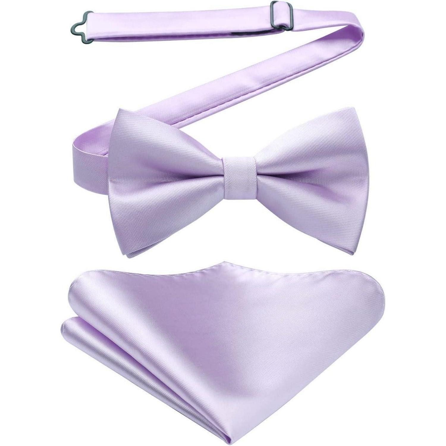 Fliege Fliege Vorgebundene Herren Einstecktuch Smoking Hochzeit B0-lila