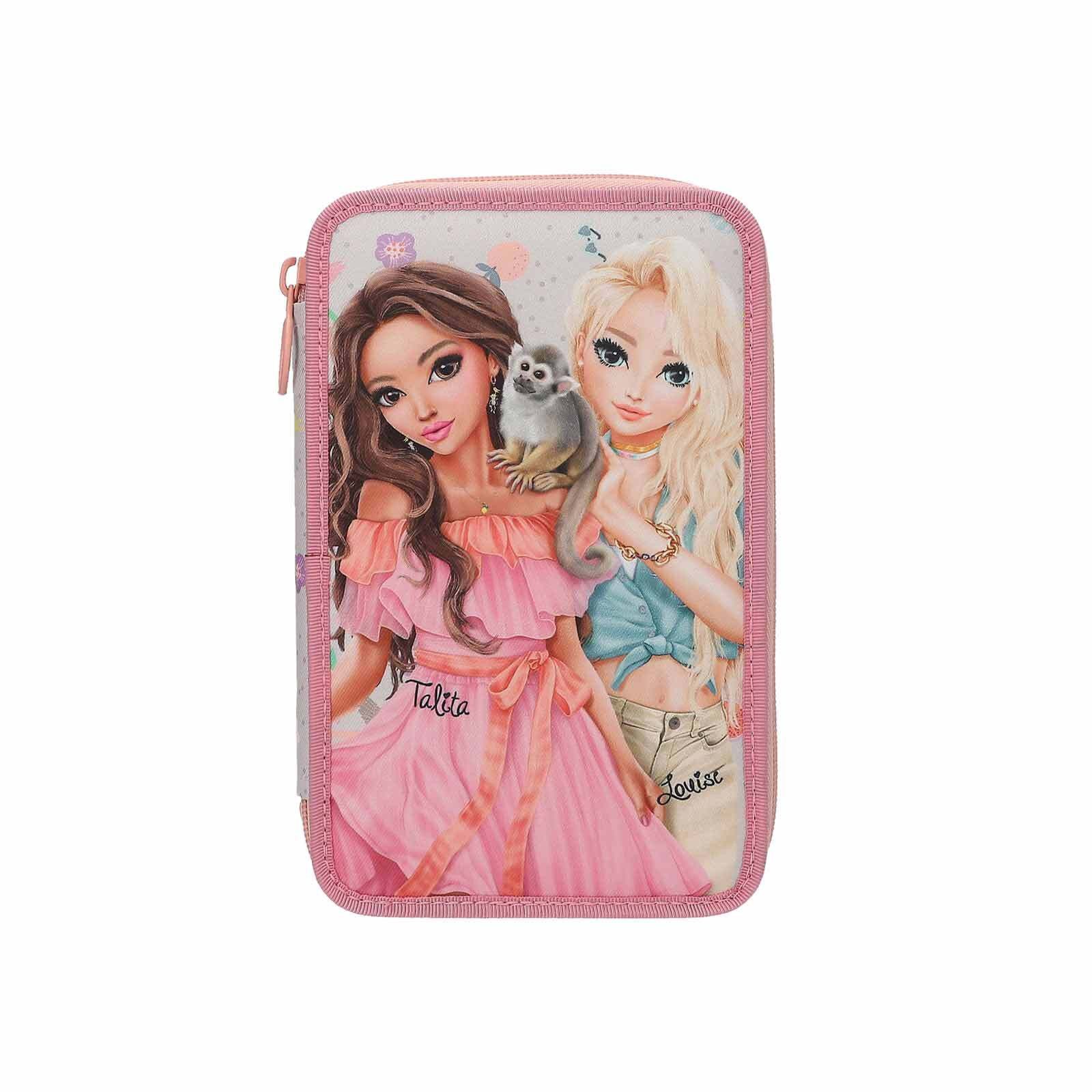 Depesche Federmäppchen TOPModel 3-Fach Federtasche JUICY inkl. Stifte, (1-tlg)