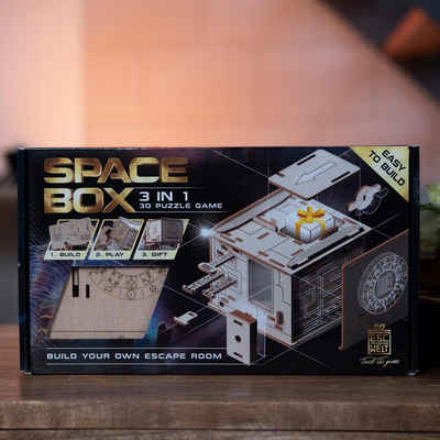 ESC, Escape Welt Spiel, Familienspiel SPACE BOX CONSTRUCTOR - 3D Puzzle Game Space Box, Rätselspiel
