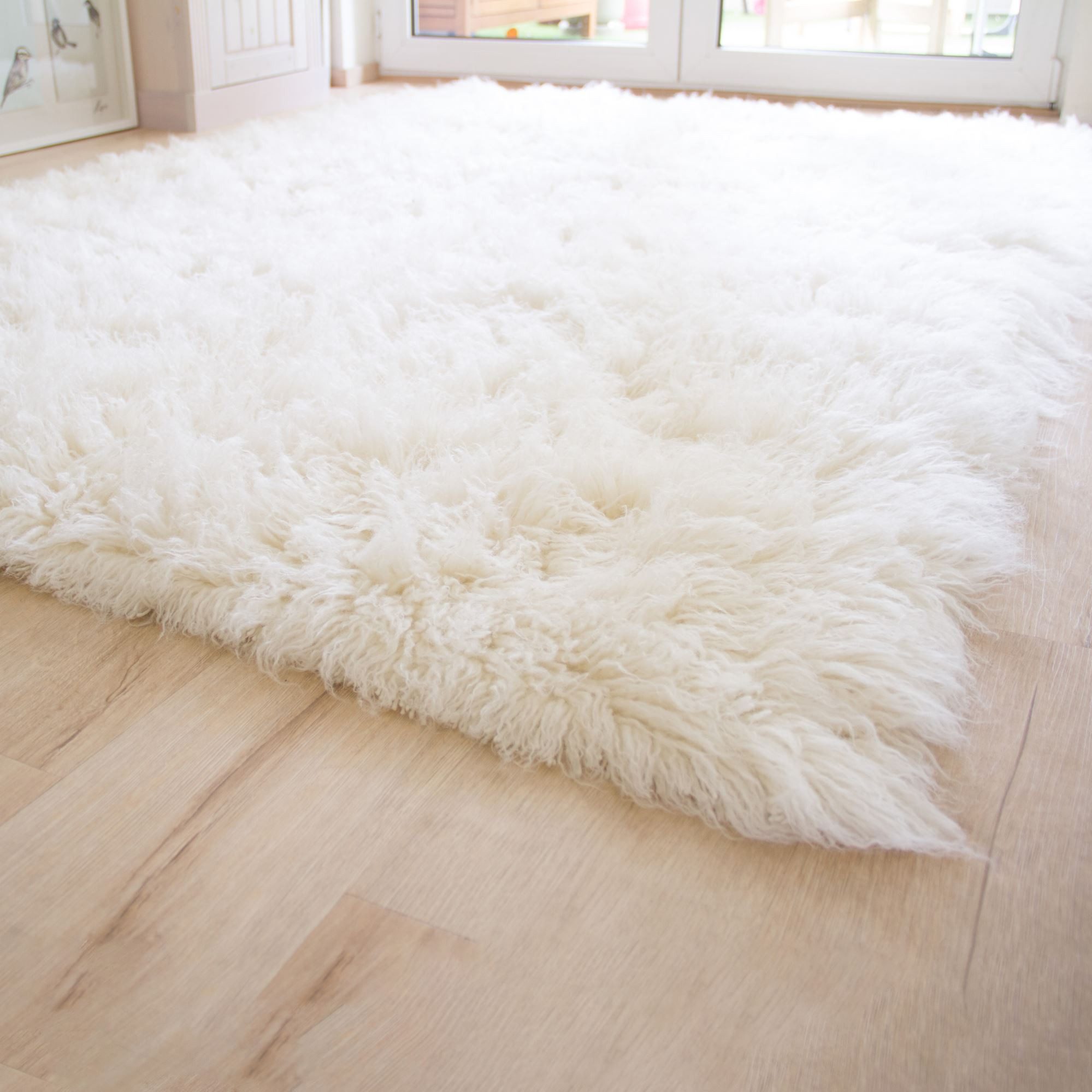 Steffensmeier Wollteppich Flokati 2000, Rechteckig, original griechischer Flokati Teppich