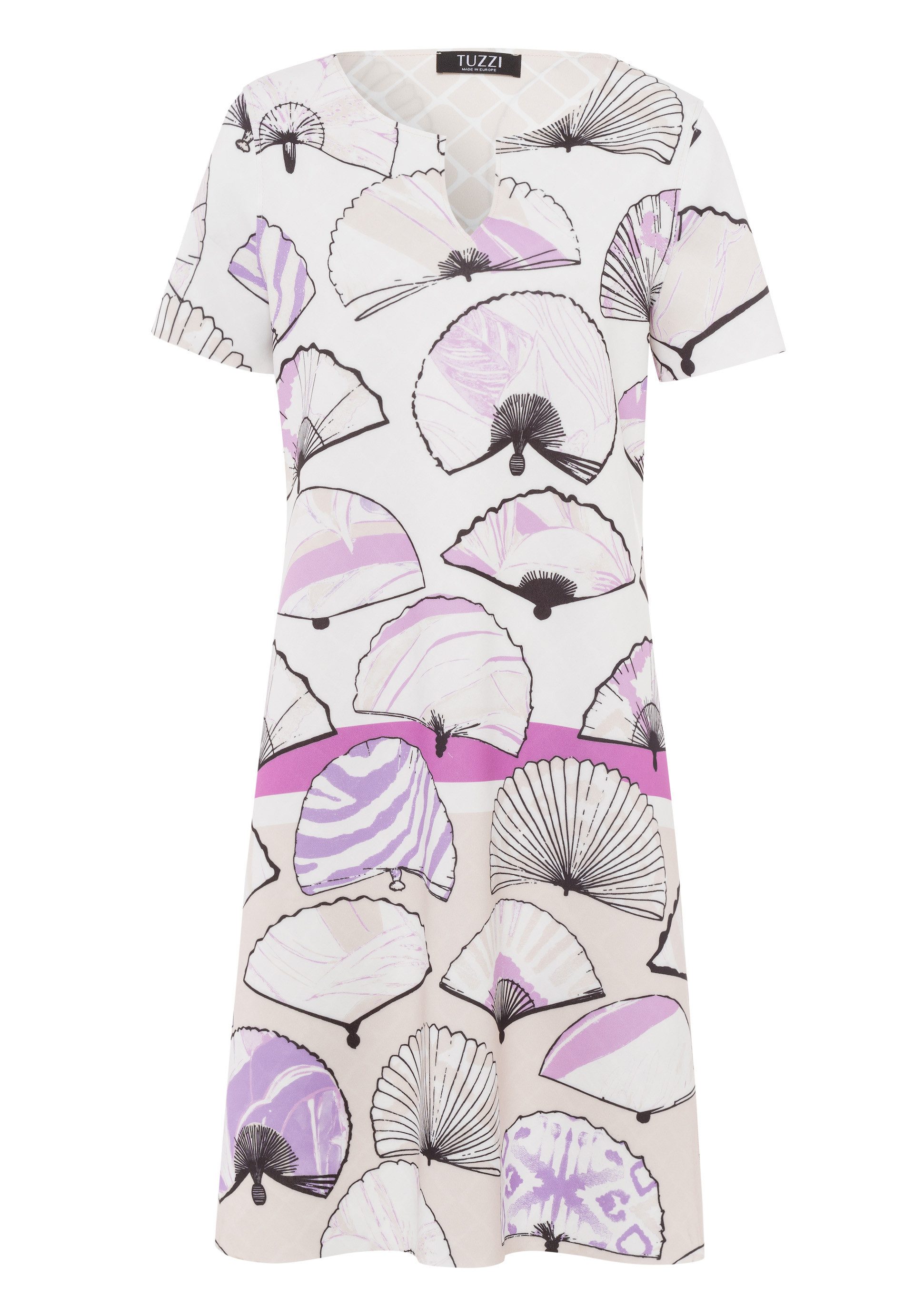 TUZZI Jerseykleid mit asiatischem Fächerprint günstig online kaufen
