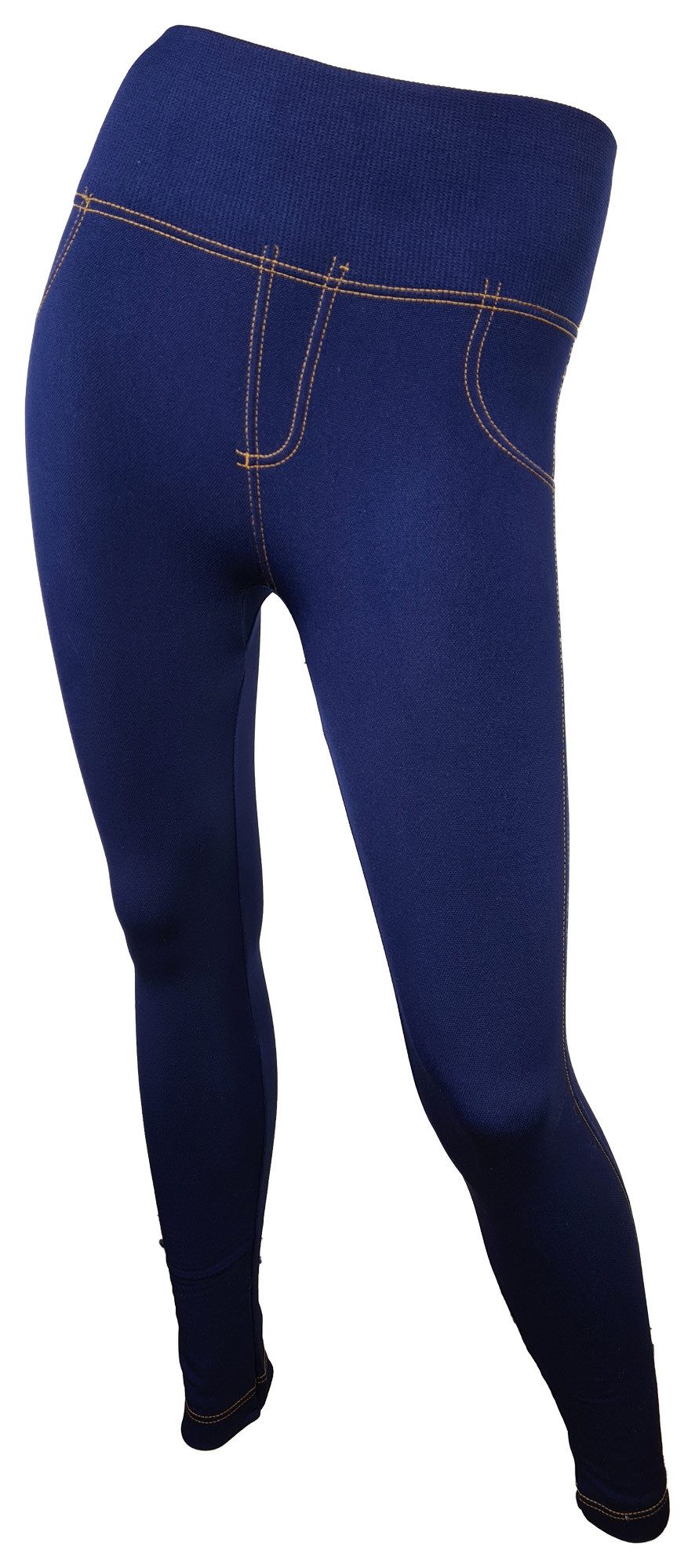 Einkaufszauber Джинсыjeggings Джегинсы Blau - Leggings die wie Джинсы aussehen sehen wie eine Джинсы aus