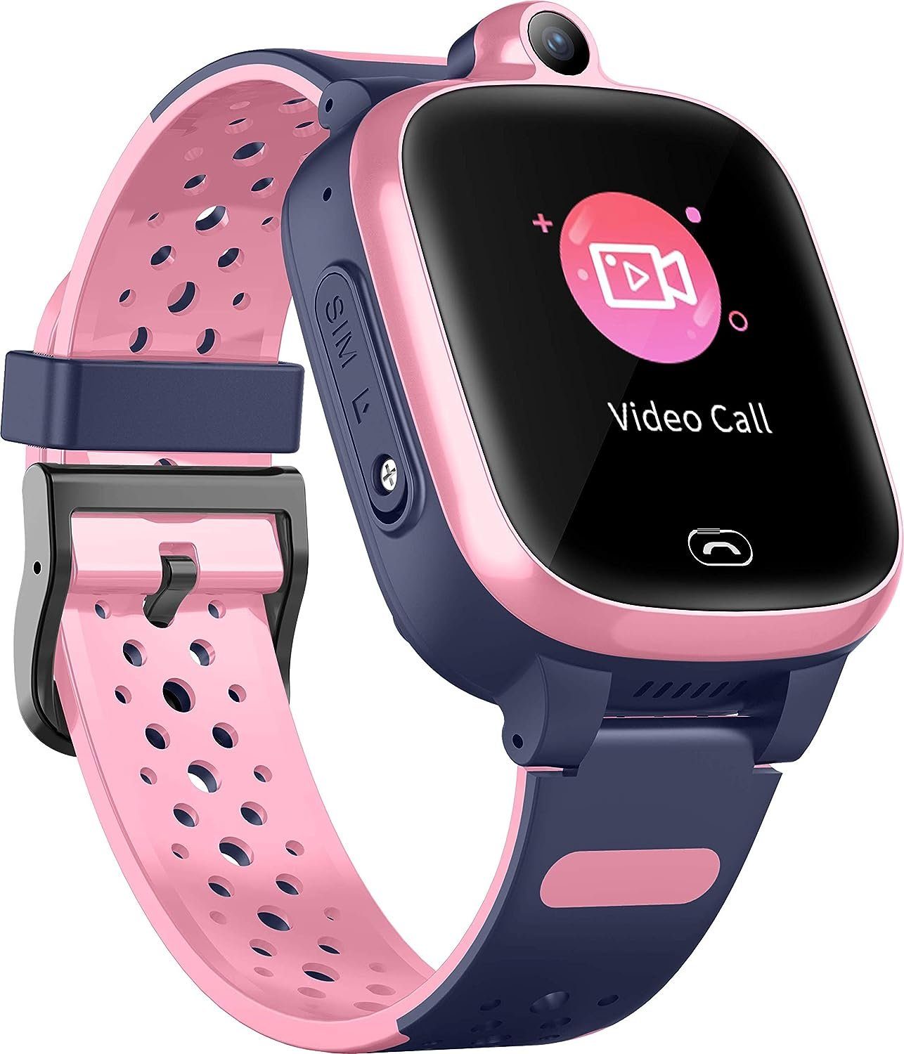 Fitonme Smartwatch (1,44 Zoll, SIM Karte), 4G GPS-Smartwatch für Kinder  Wasserdicht Videoanrufe Sicherheit