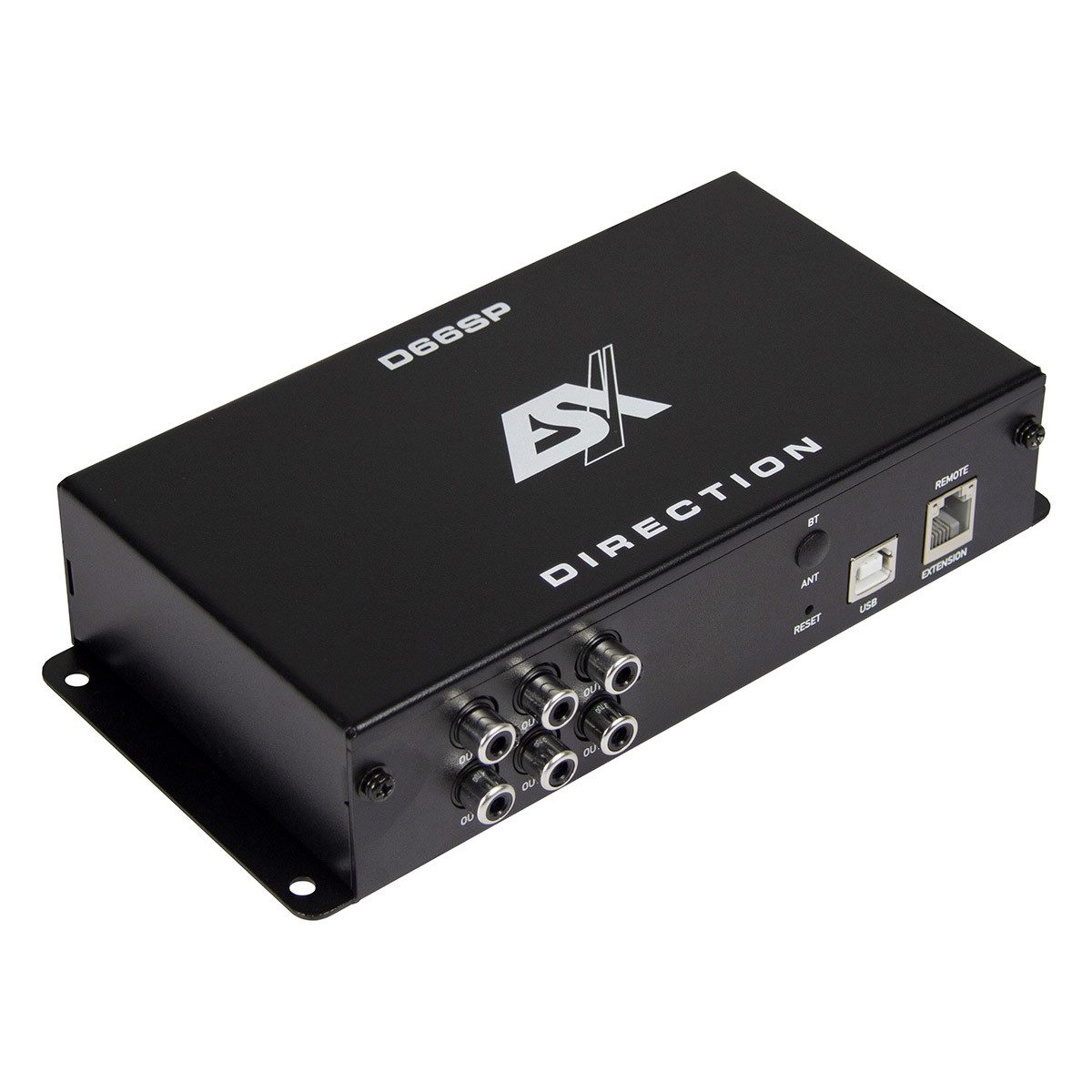 ESX D66SP Digitaler 6-Kanal Soundprozessor mit 6-Kanal Ausgang Endverstärker