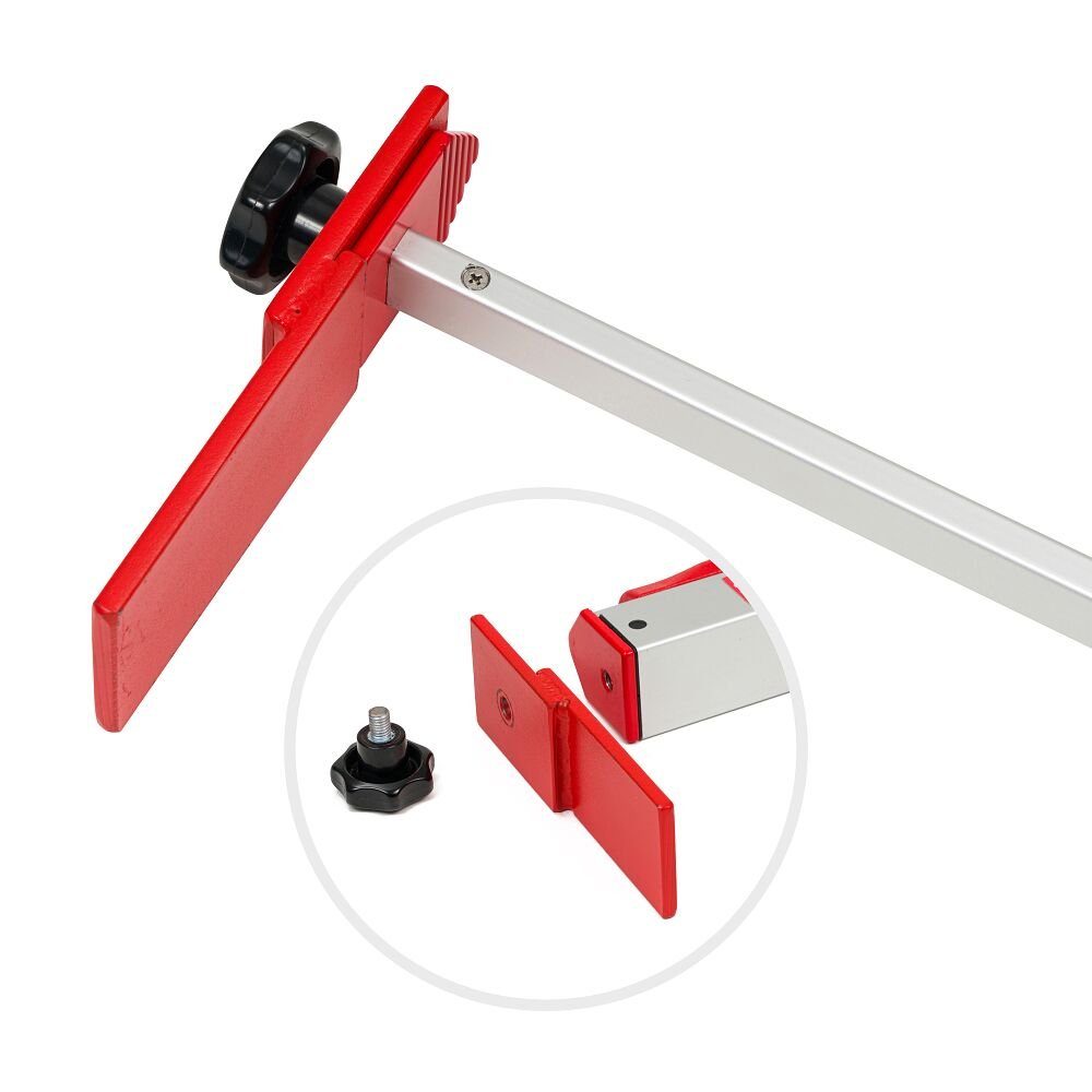 Sport-Thieme Hochsprung-Lattenhalter Höhenmesslatte Premium, Einfache Handhabung, teleskopisch ausziehbar