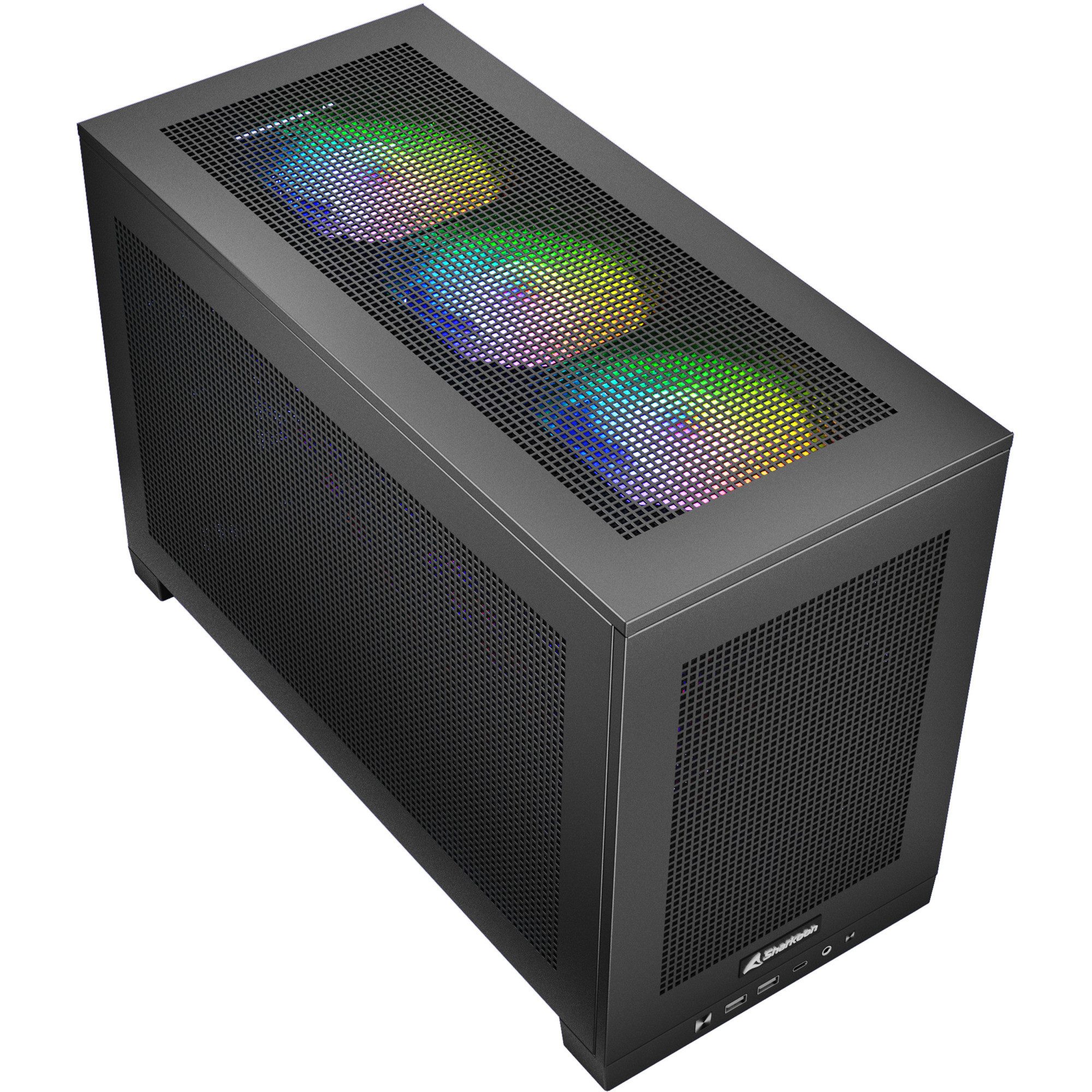 Sharkoon PC-Gehäuse Sharkoon REBEL C20 ITX RGB, Tower-Gehäuse