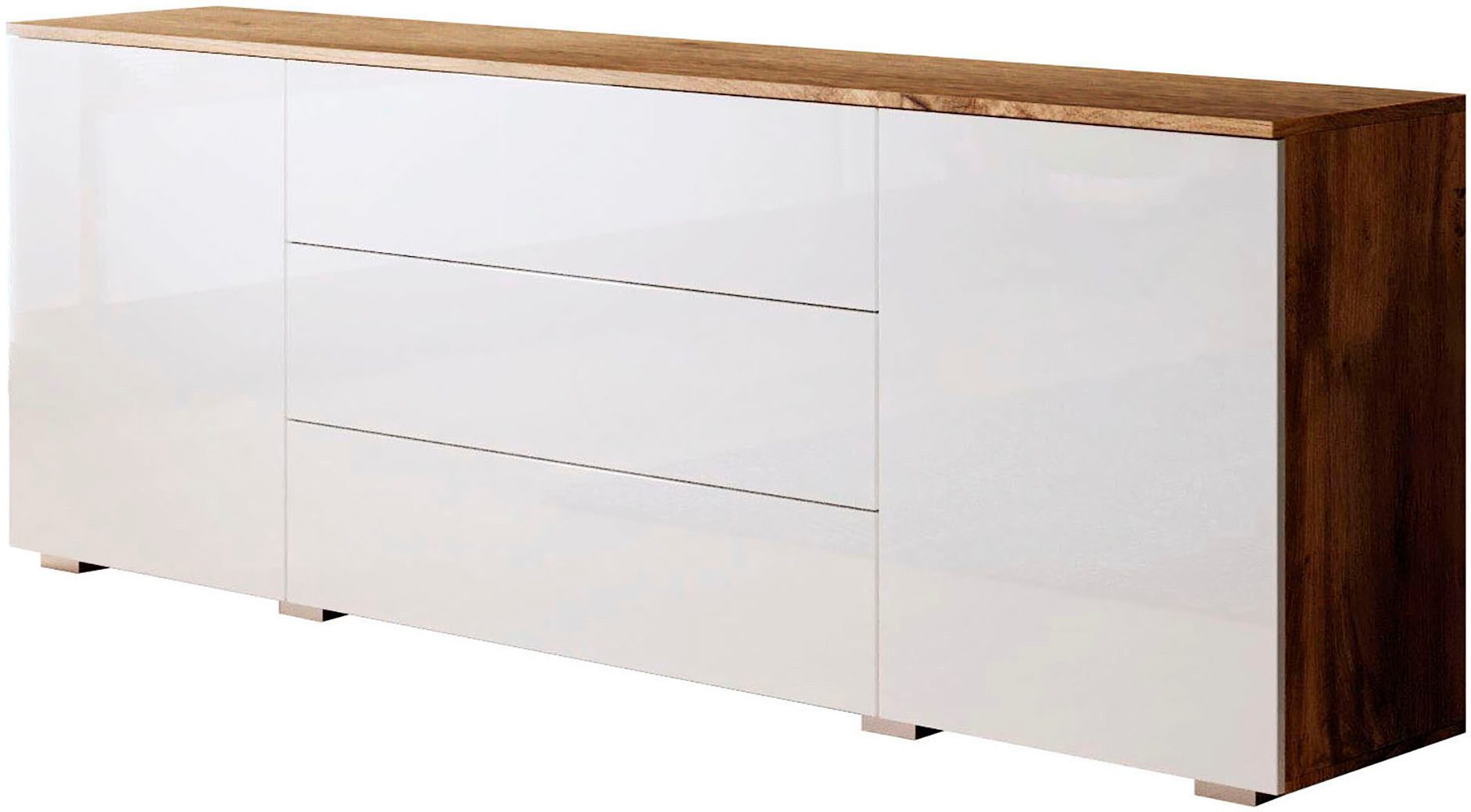 INOSIGN Sideboard PARIS (1 St), Moderne 150cm breite grifflose Kommode, vie günstig online kaufen