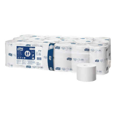 TORK Toilettenpapier Advanced (36-St), weiß, 2-lagig, Midi-Rolle / hülsenlos, 900 Blatt/Rolle