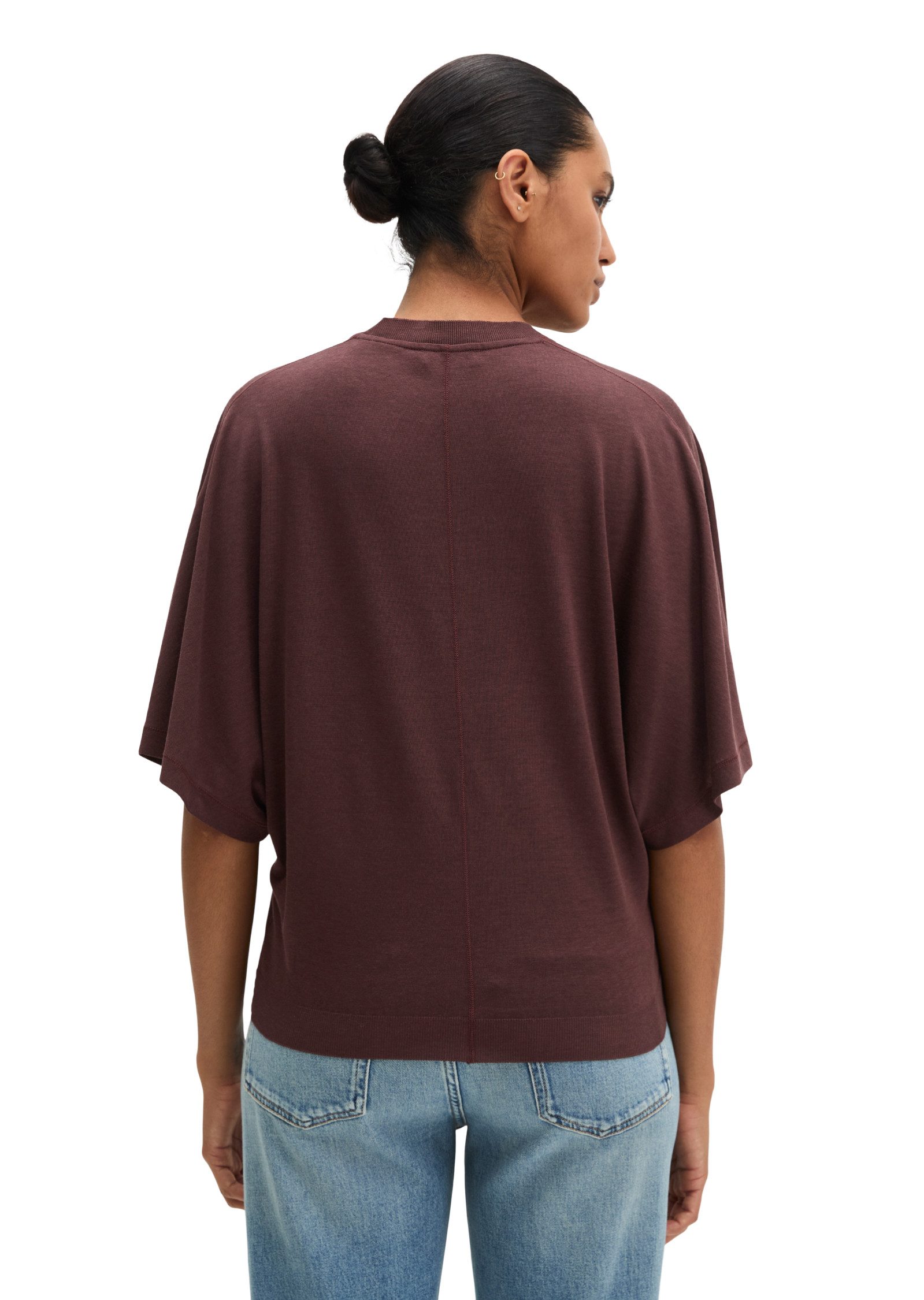 Marc O'Polo T-Shirt aus TENCEL™ Lyocell-Baumwolle-Mix – Bild 3 von 5