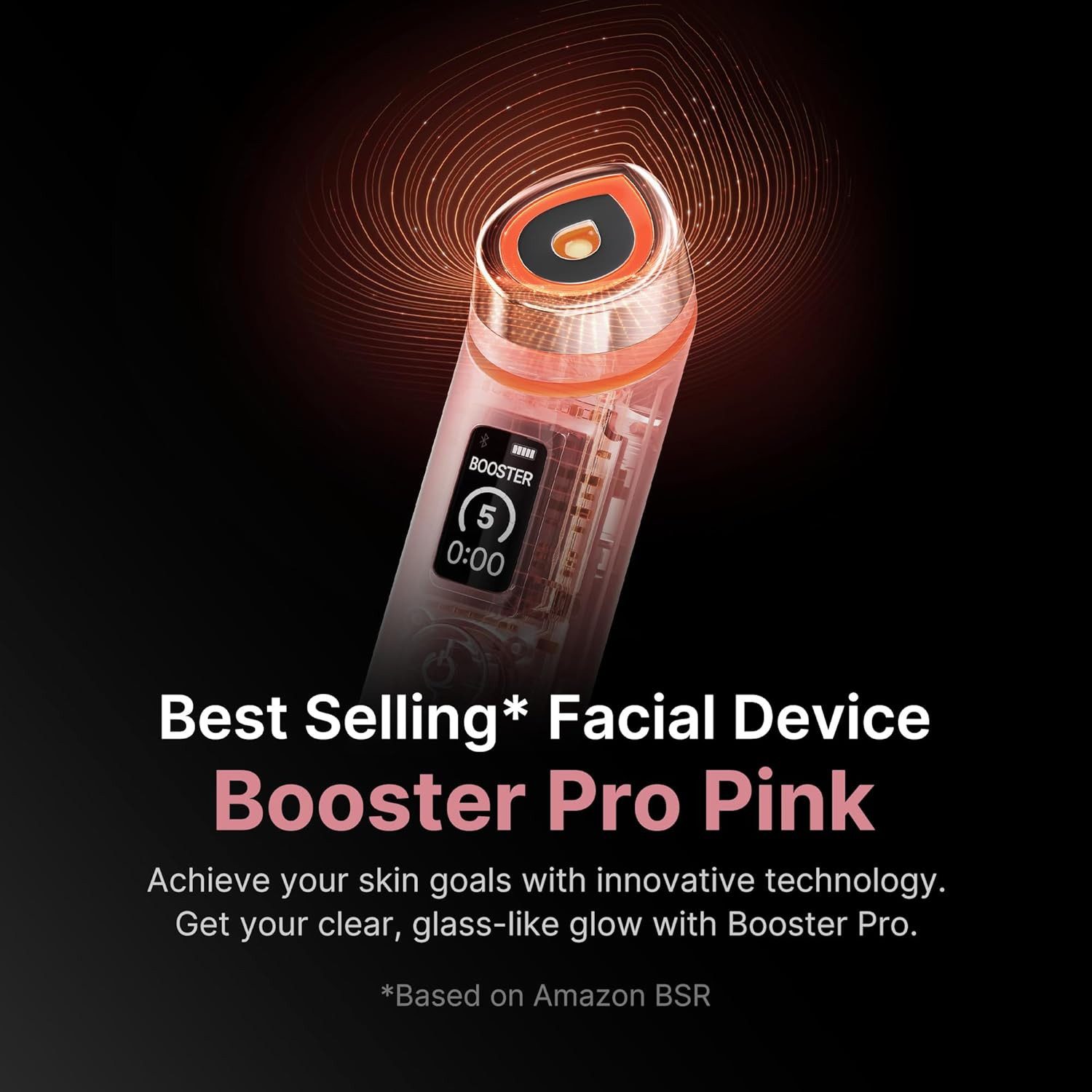 Medicube Lichttherapiegerät Age-R Booster Pro Pink – 6-in-1 High-Tech, LED-Lichttherapie (mehrere Modi), Hautpflegegerät für strahlende Glass Skin