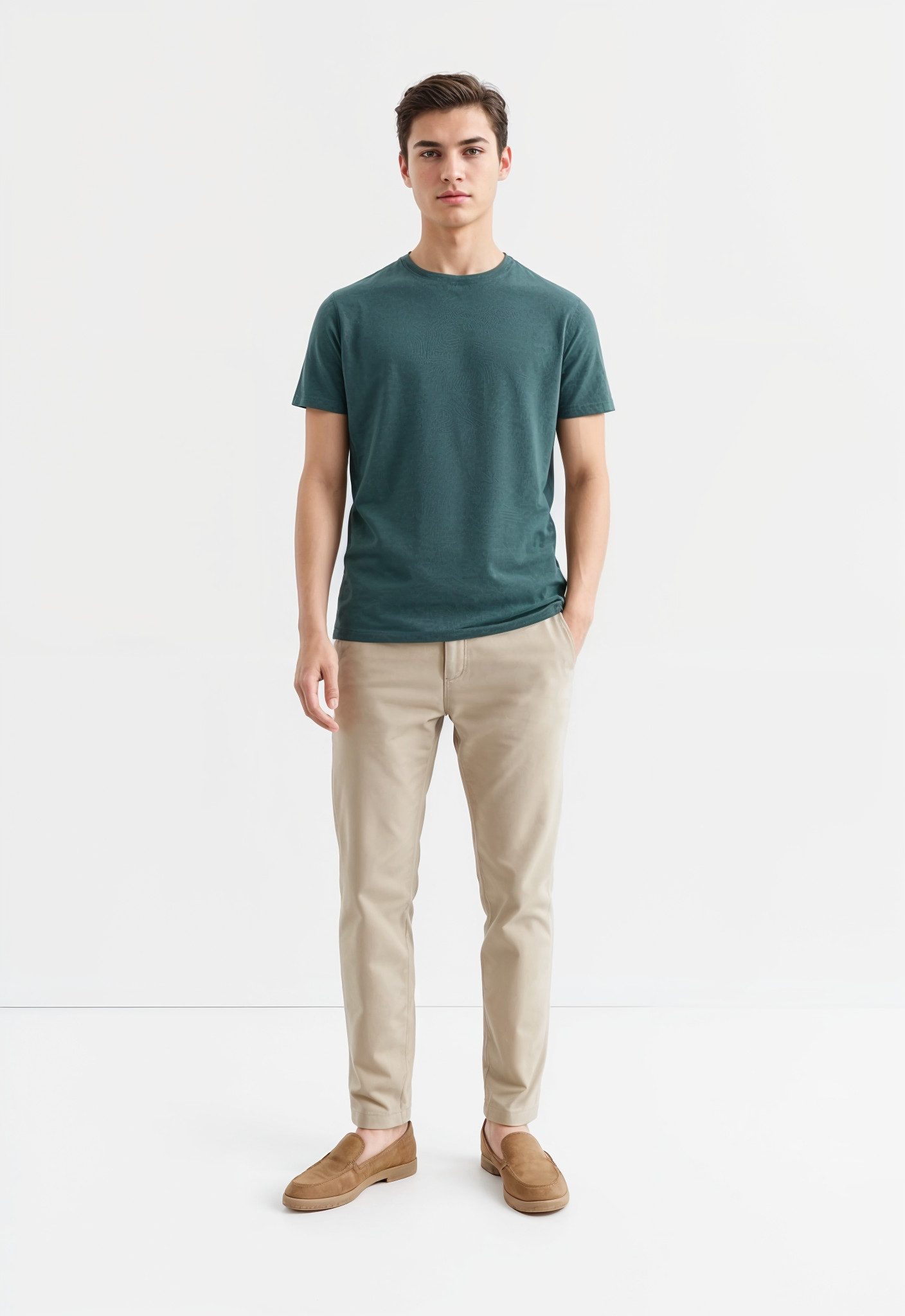 Jack & Jones Herren Rundhals T-Shirt JJEORGANIC - Regular Fit günstig online kaufen
