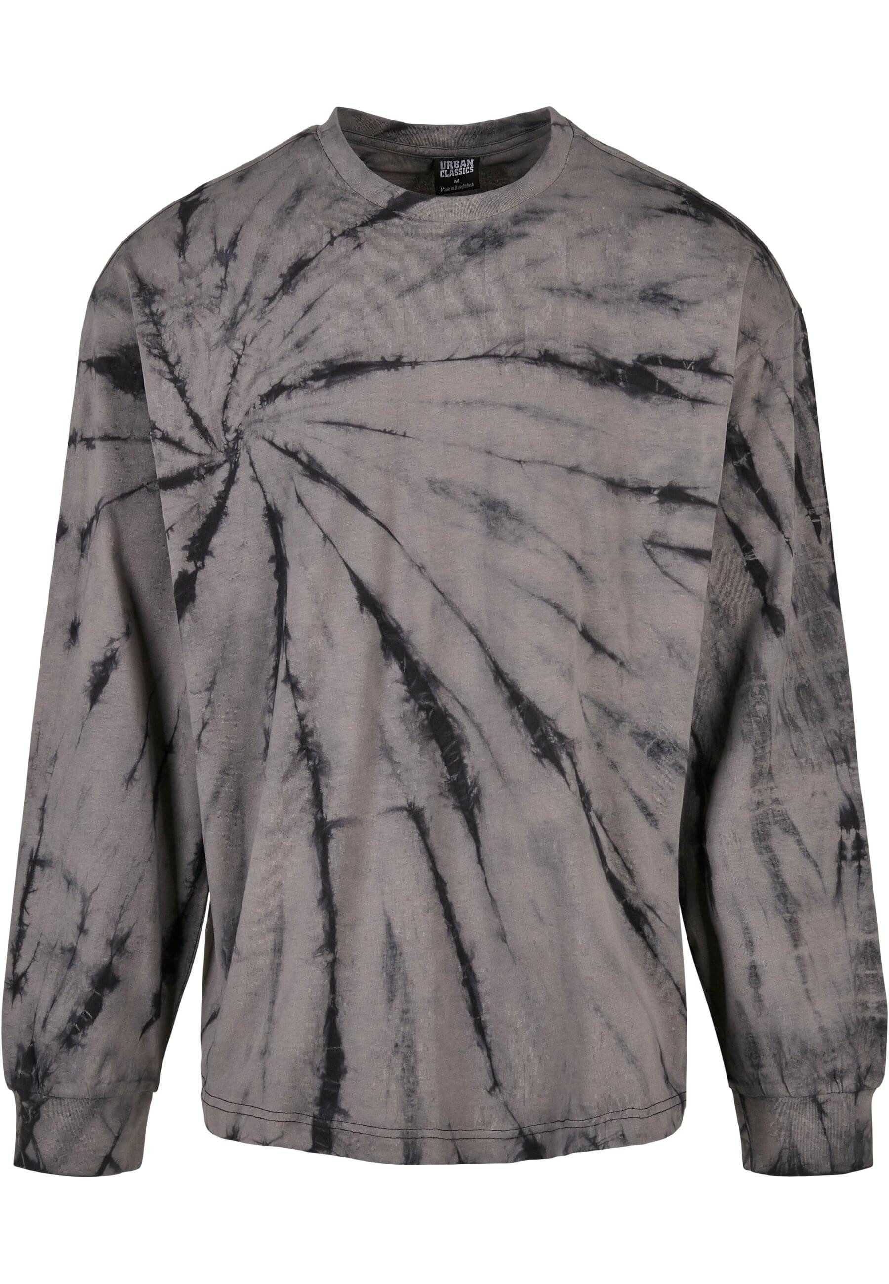 URBAN CLASSICS Longsleeve Urban Classics Herren Boxy Tye Dye LS (1-tlg)