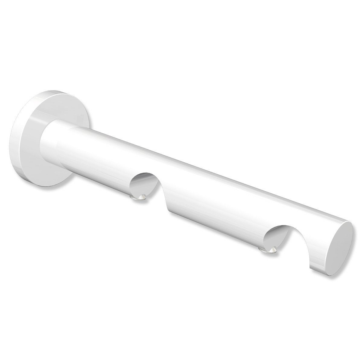 INTERDECO Gardinenstangenhalter Platon 2-läufig, passend für 20 mm Ø Gardin günstig online kaufen