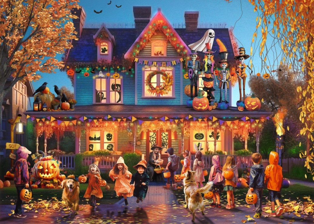 Bluebird Puzzle Puzzle Halloween, Puzzleteile
