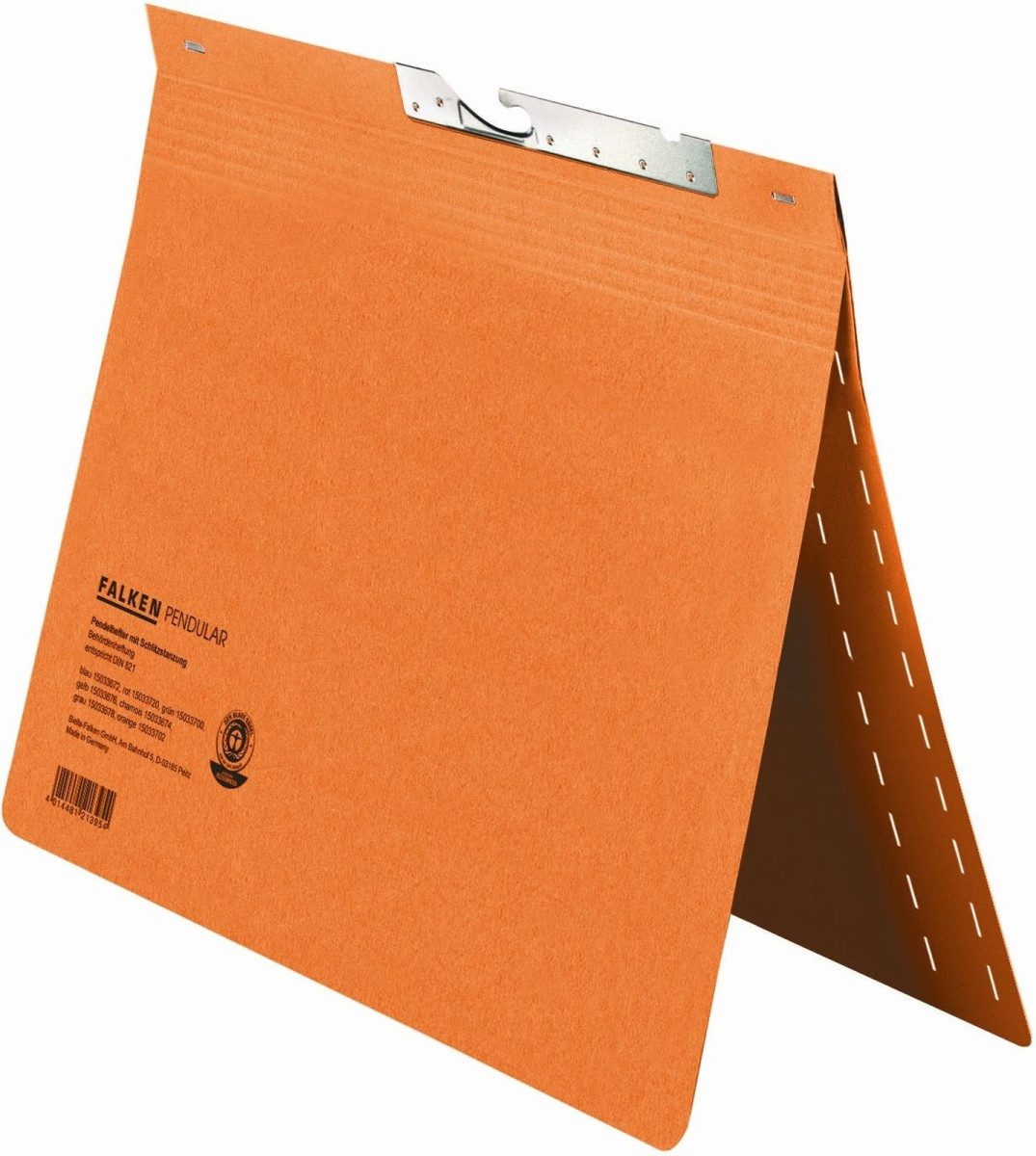 Falken Hefter Pendelhefter A4 Manila-RC-Karton 320 g/qm 265x318mm orange
