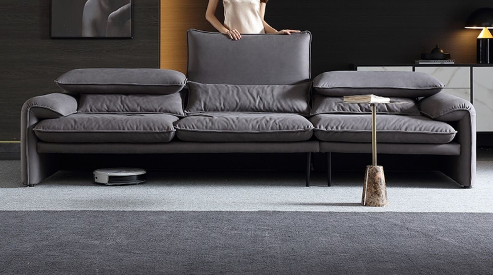 JVmoebel Sofa, Sitzer Sofas Sofa Big Wohnzimmer Couch 4 Neu xxl Design Textil