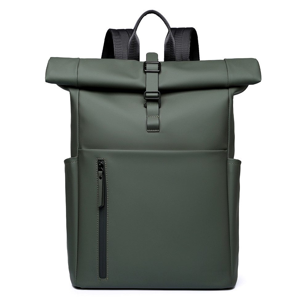 JASLIFE Daypack Rolltop Rucksack mit Laptopfach 15,6 Zoll, wasserabweisend, Leicht & Viel Stauraum für Alltag, Arbeit & Reise