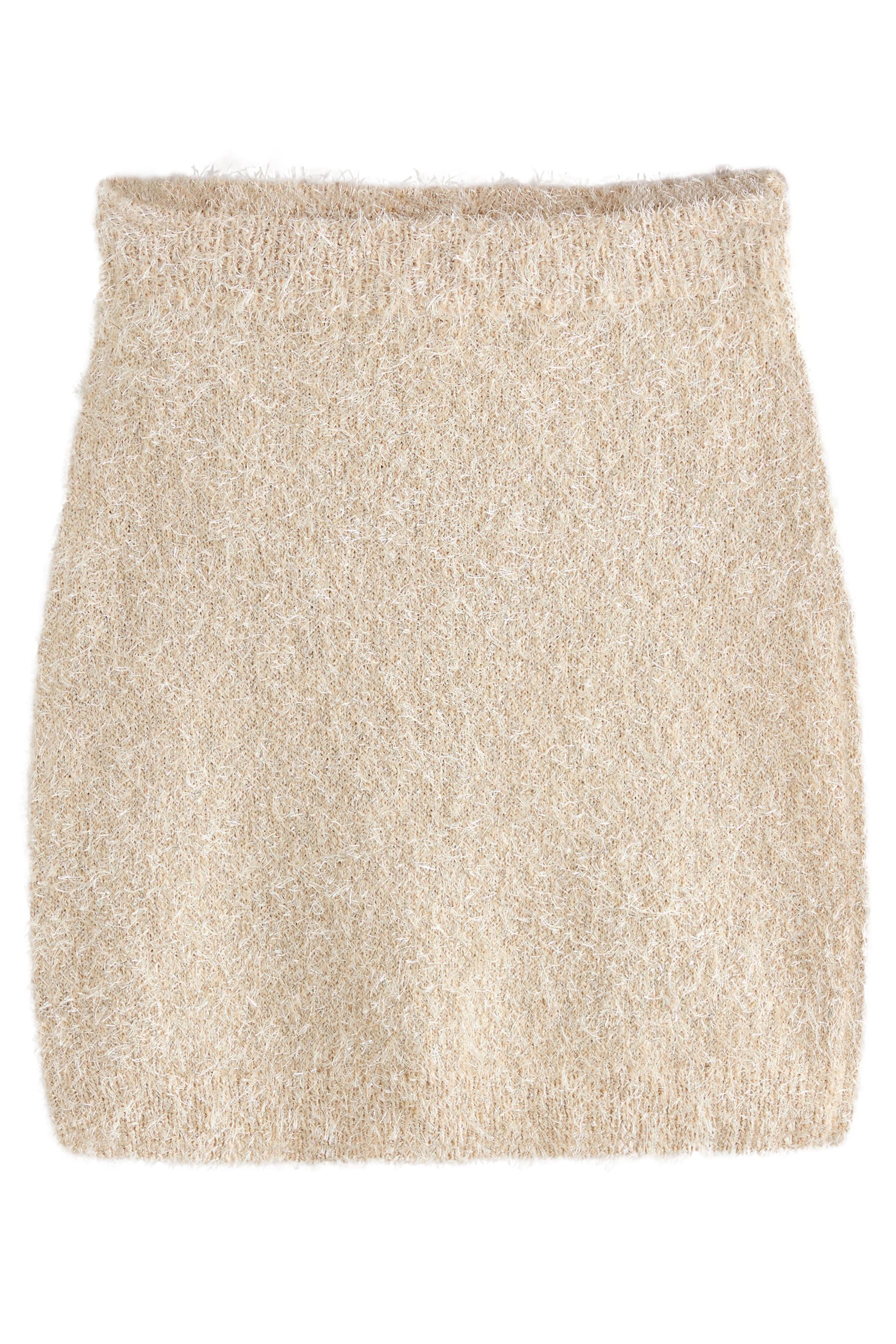 Next Minirock Gestrickter Minirock mit Glitzer (1-tlg) günstig online kaufen