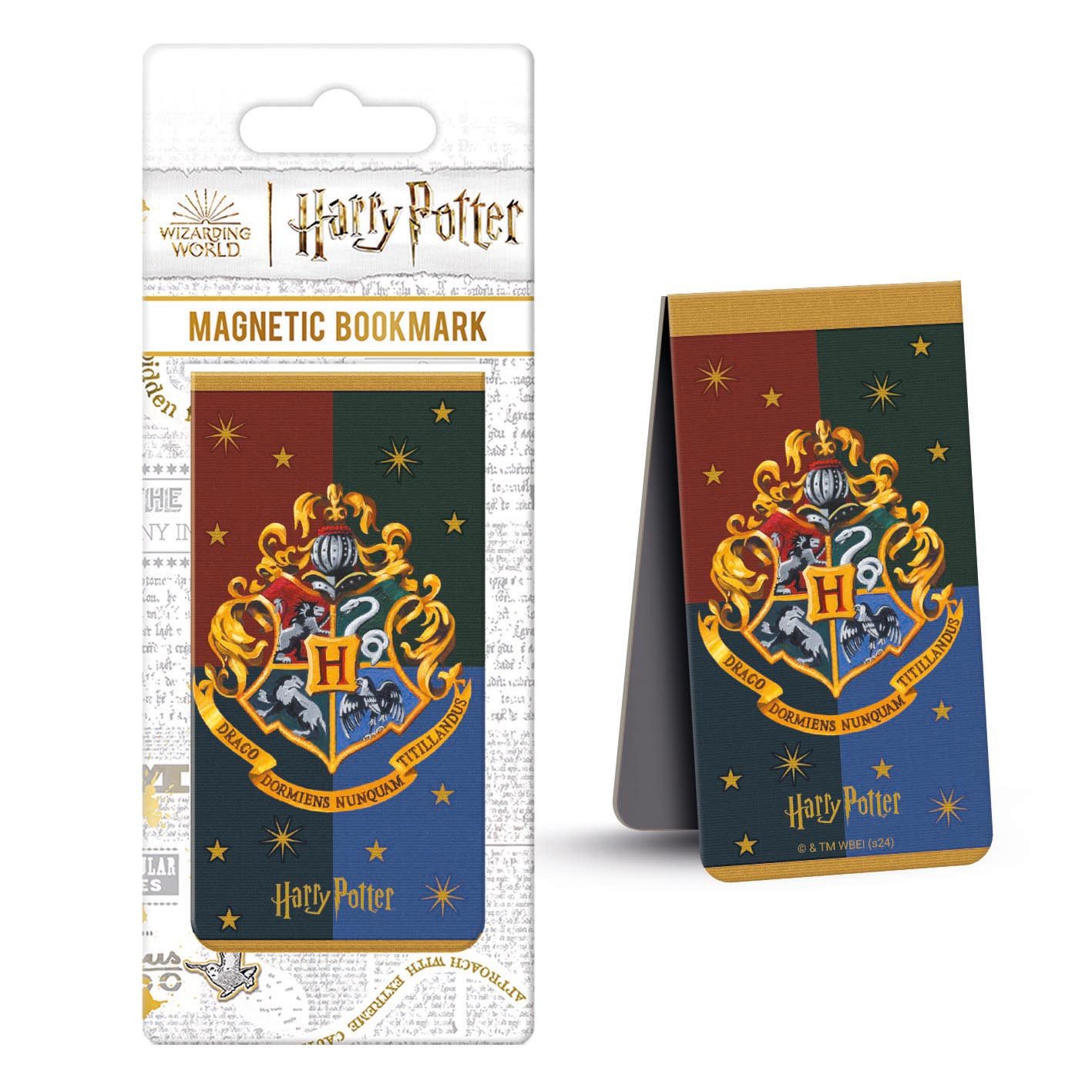 Magnet Harry Potter - Hogwarts Crest - magnetisches Lesezeichen - 9x4,5 cm