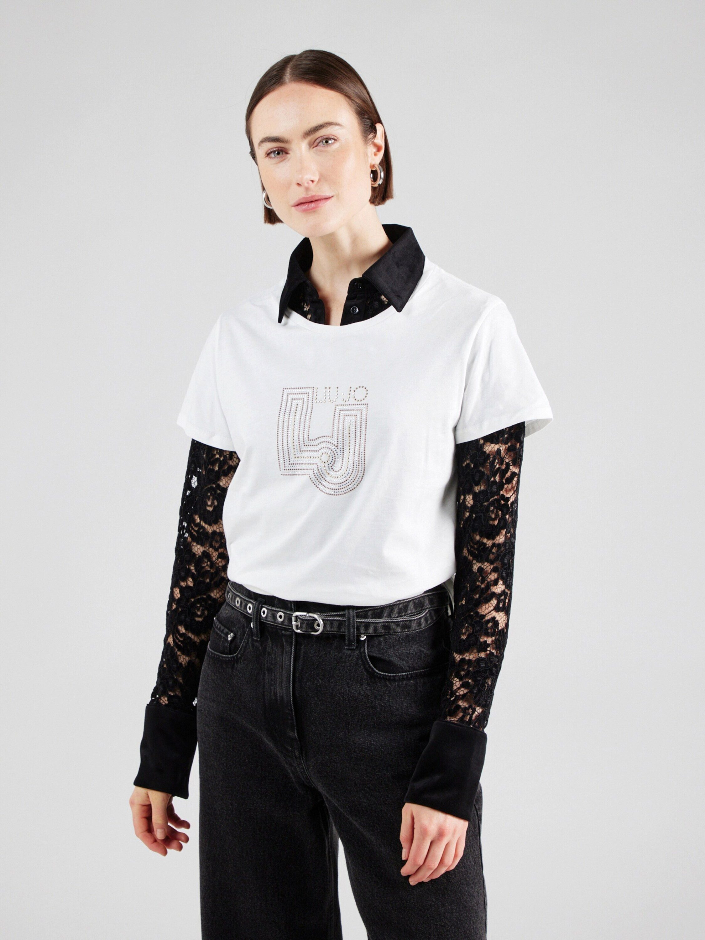 Liu Jo T-Shirt (1-tlg) Ziersteine