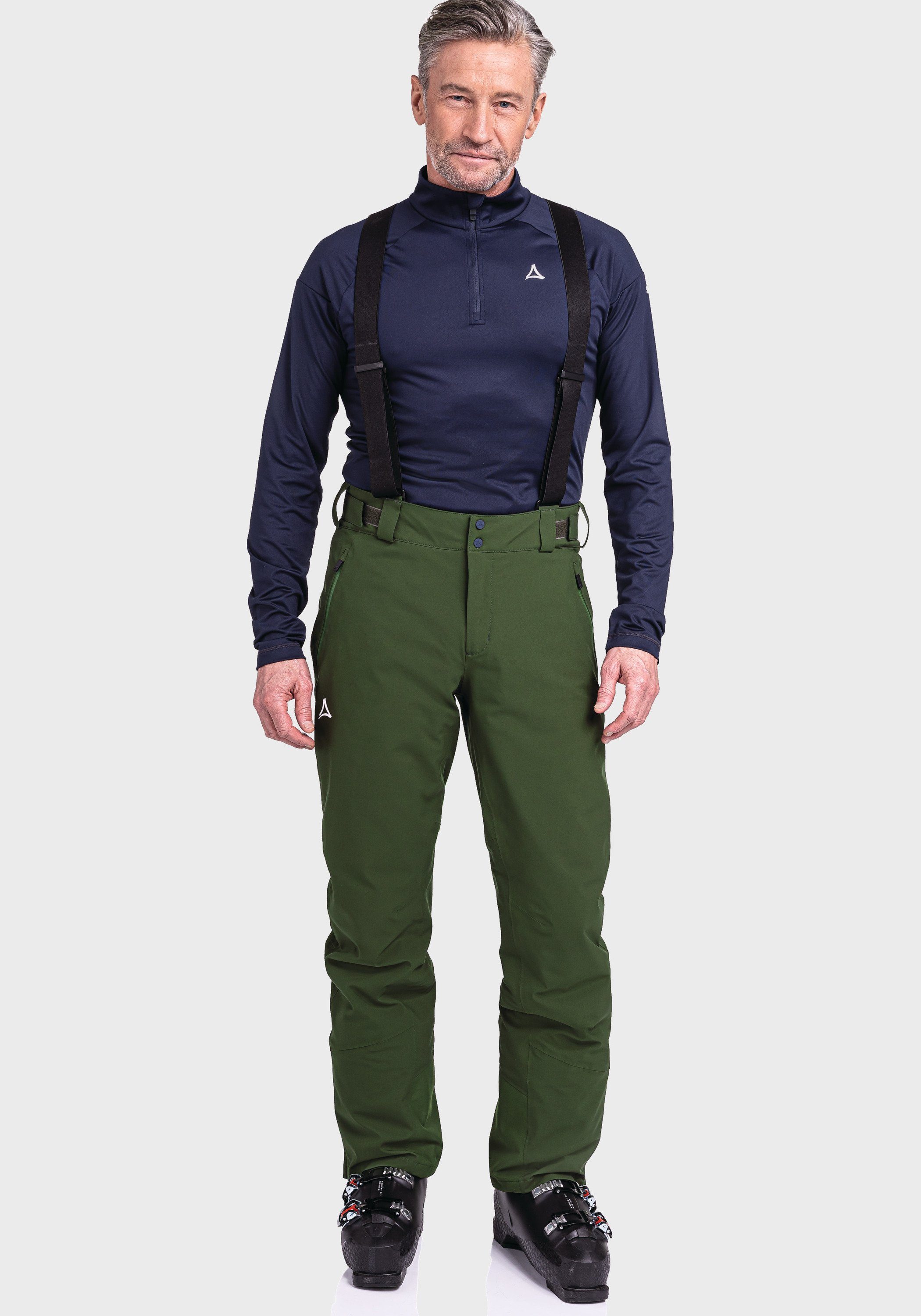 Schöffel Latzhose grün M Weissach Ski Pants
