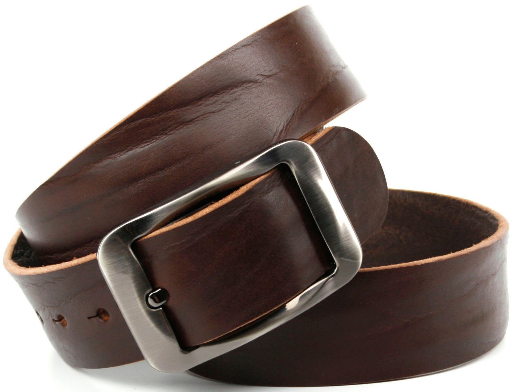 Anthoni Crown Ledergürtel Jeansgürtel genarbt