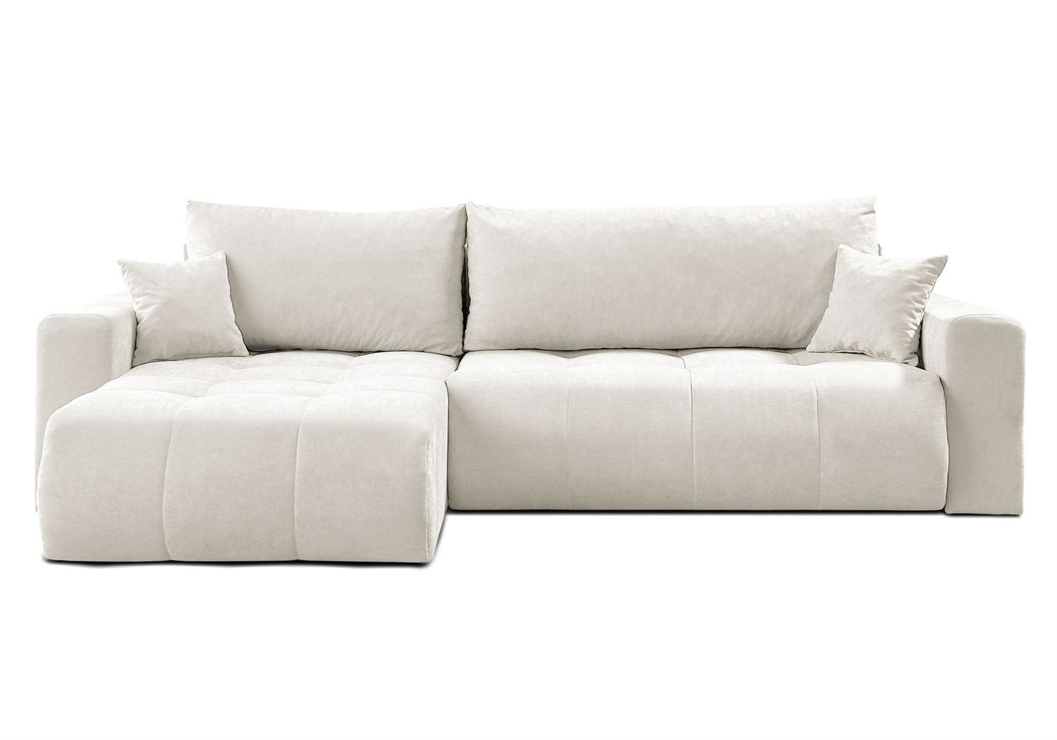 Lookway Ecksofa CLOUD mit Bettfunktion und Bettkasten, mit Bettfunktion und Bettkasten