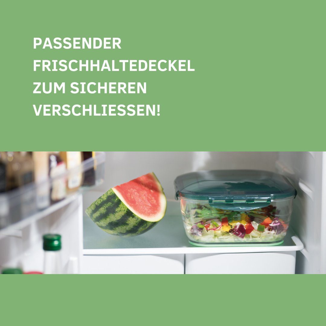 Genius Auflaufform Nicer Dicer Chef Glasschüssel, backofengeeignet bis 250 Grad und gefriergeeignet bis -18 Grad