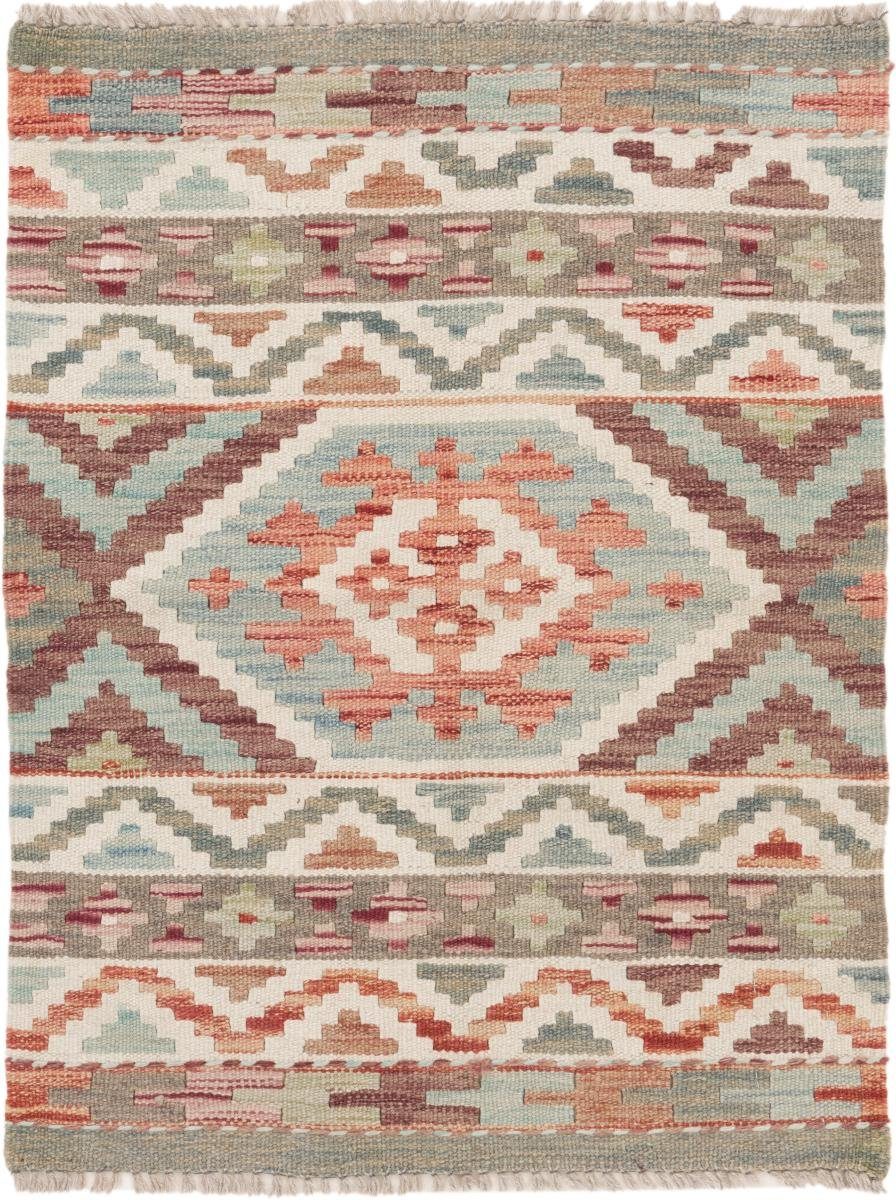 Orientteppich Kelim Afghan 63x81 Handgewebter Orientteppich, Nain Trading, rechteckig, Höhe: 3 mm