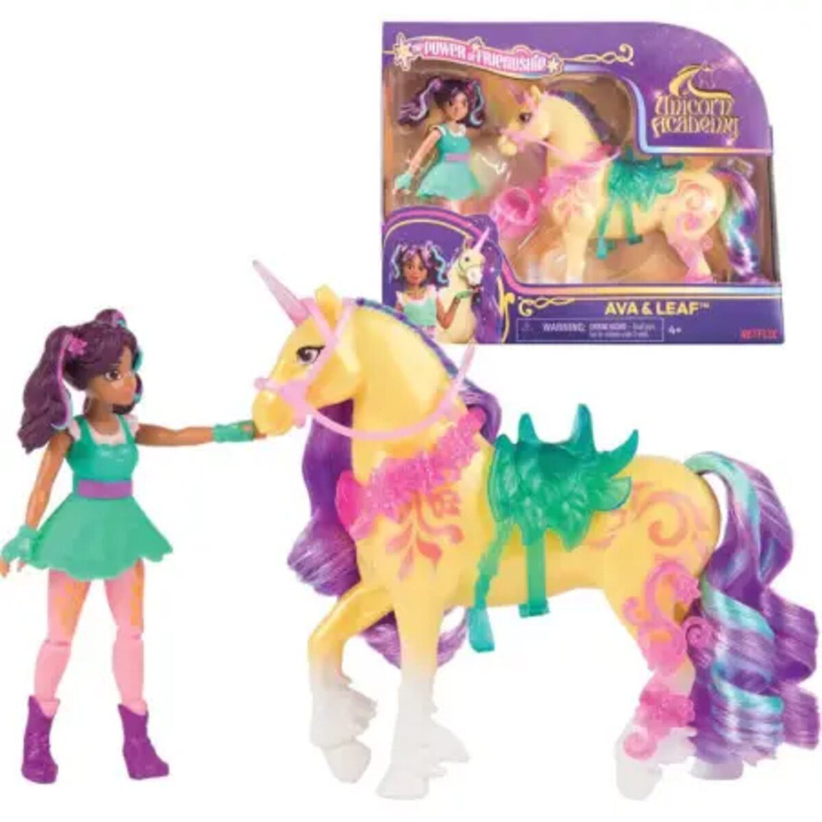 Spin Master Spielfigur Spin Master Unicorn Academy Puppe & Einhorn, 6-fach sortiert