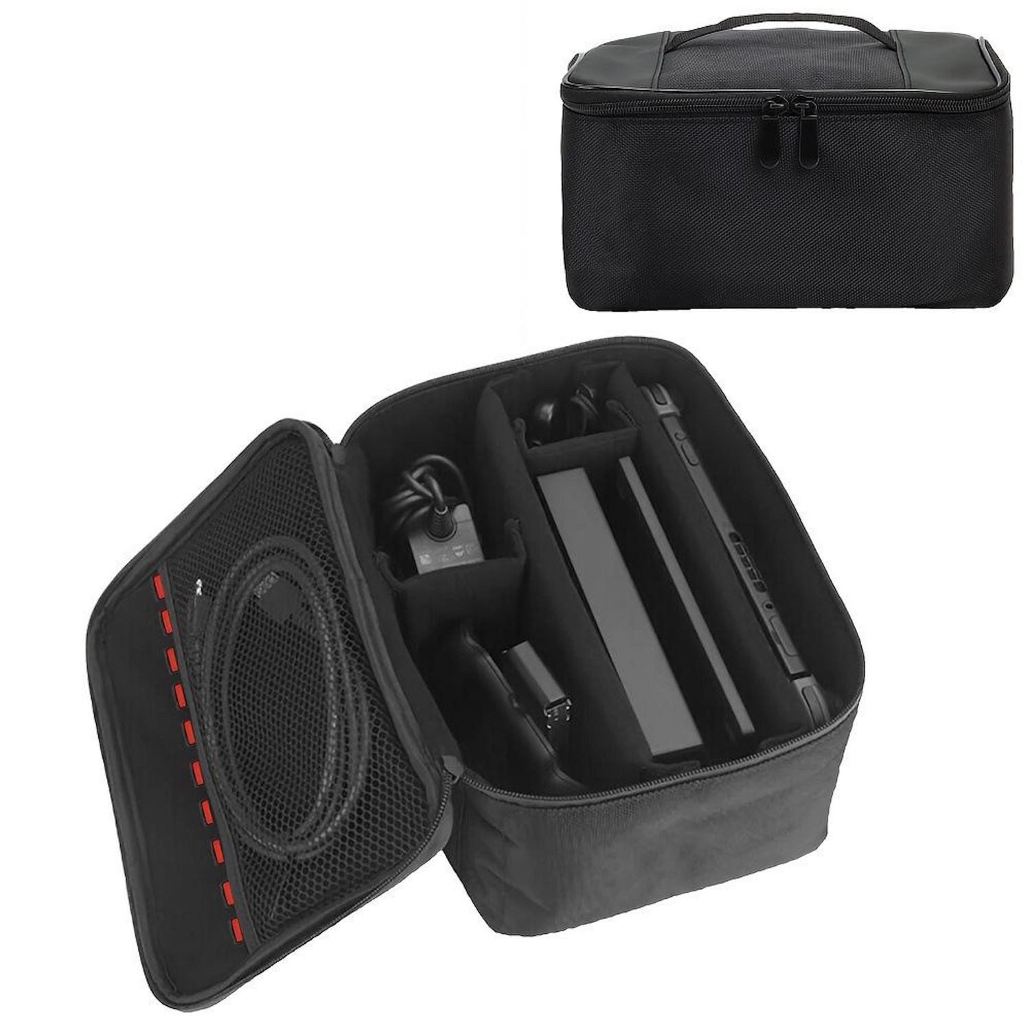 Wigento Handyhülle Für Nintendo Switch 2 Aufbewahrungstasche Shockproof Schwarz, Shockproof & druckfest