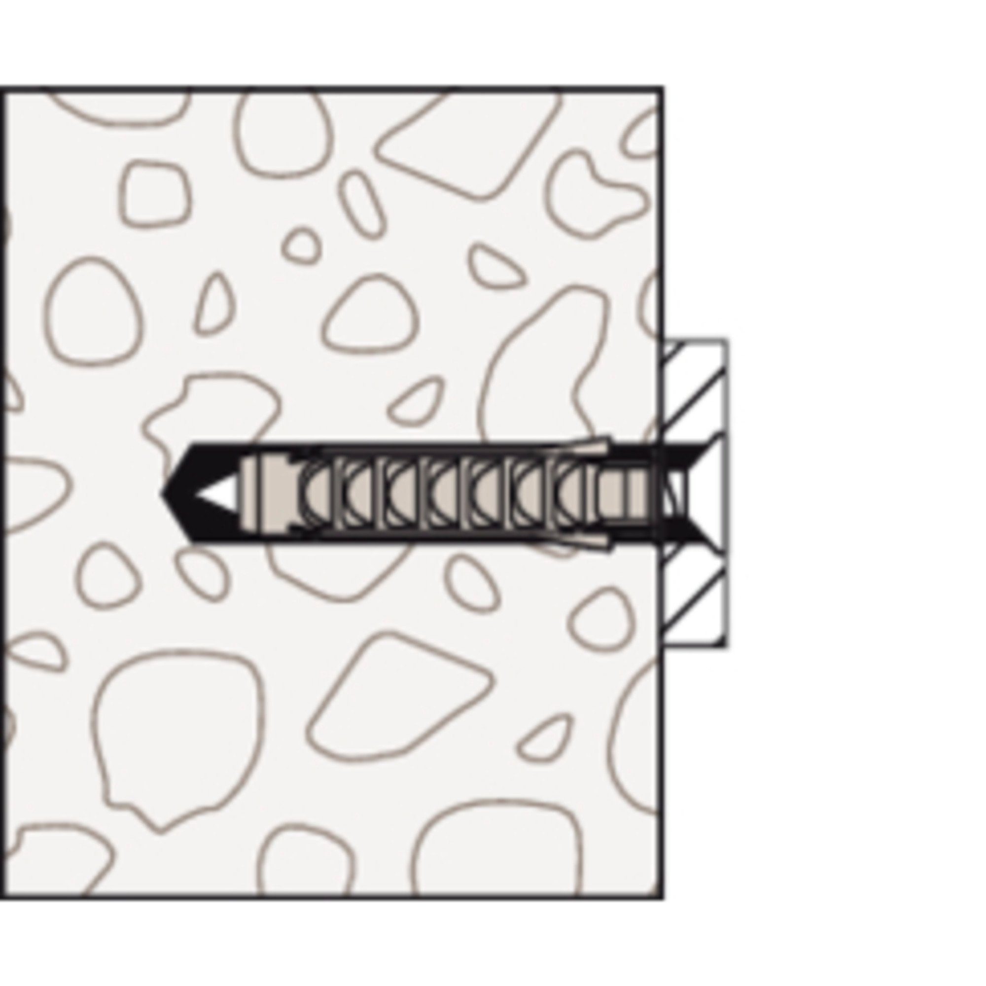 SX (50 Dübel, 8x65, Fischer Spreizdübel Universaldübel Stück) fischer